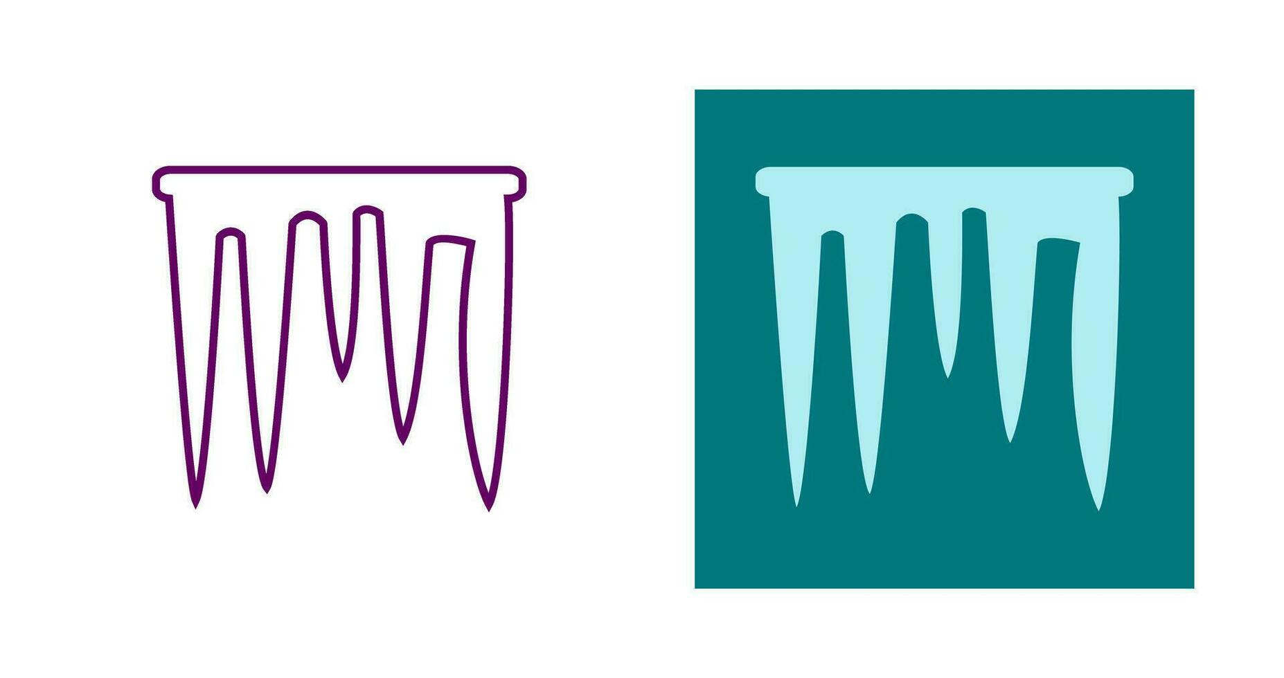 Icicles Vector Icon