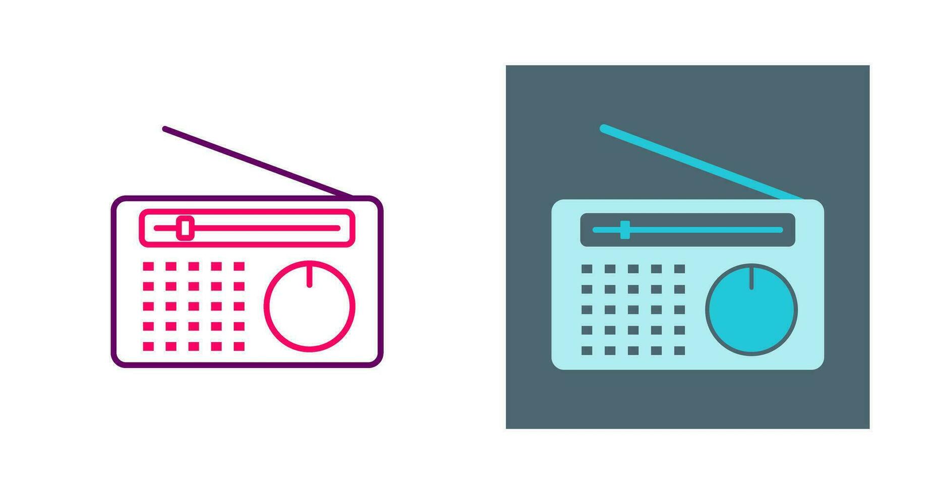 Radio Vector Icon