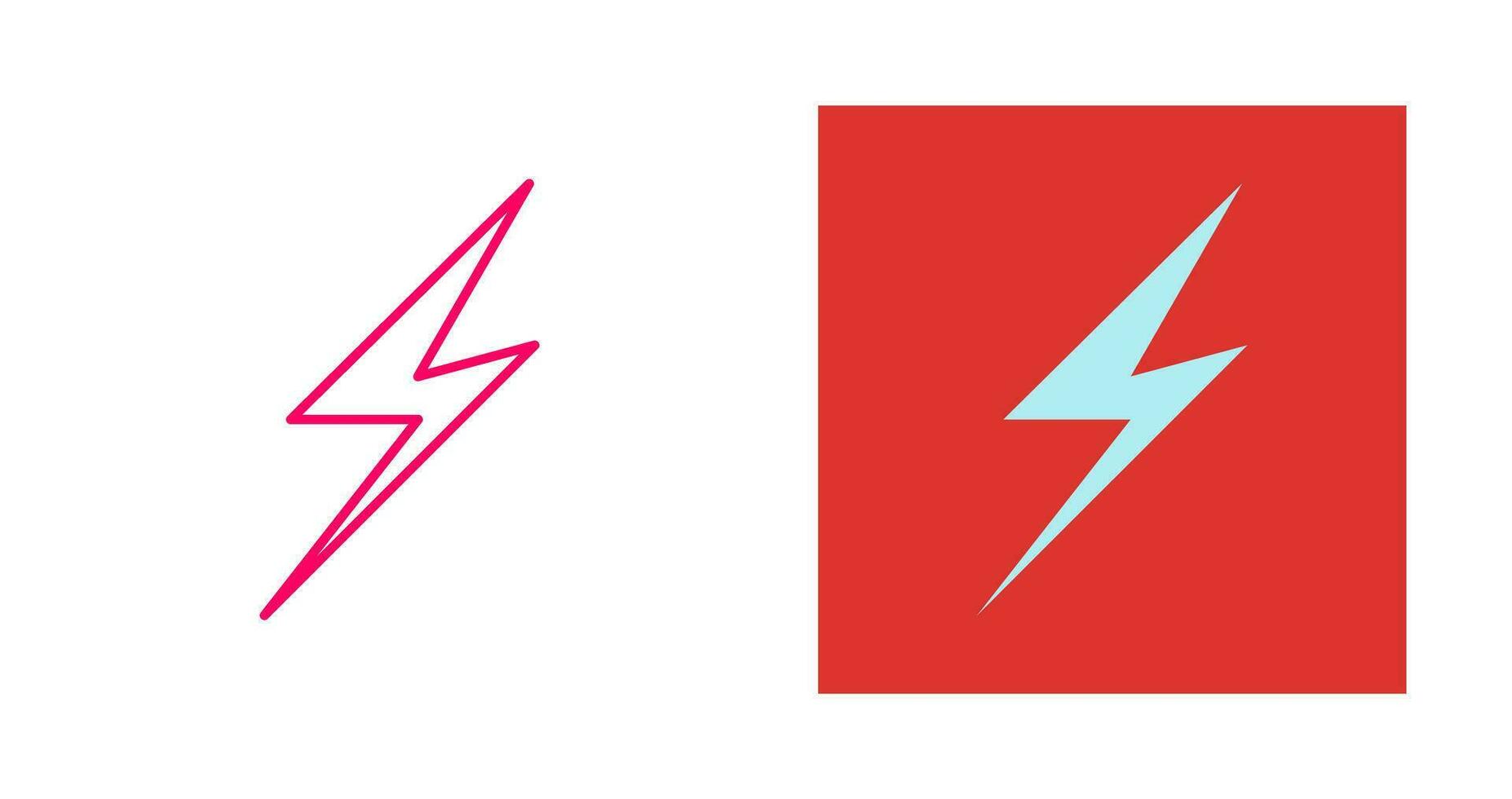 Lightening Vector Icon