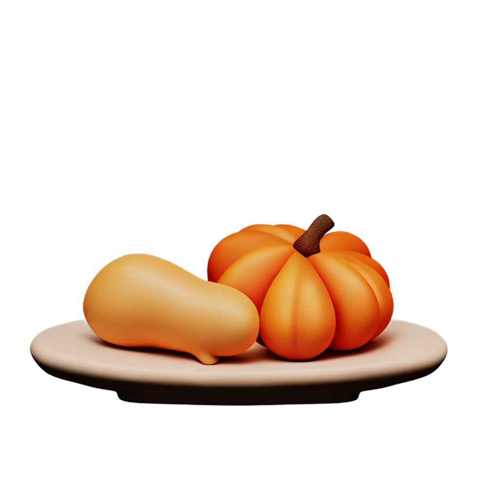 thanksgiving 3d rendering icon illustration png