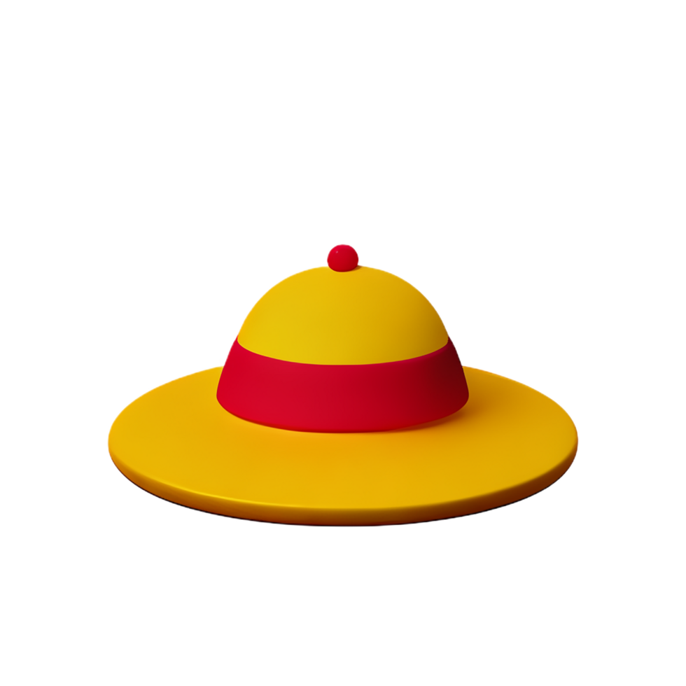 hat 3d rendering icon illustration png