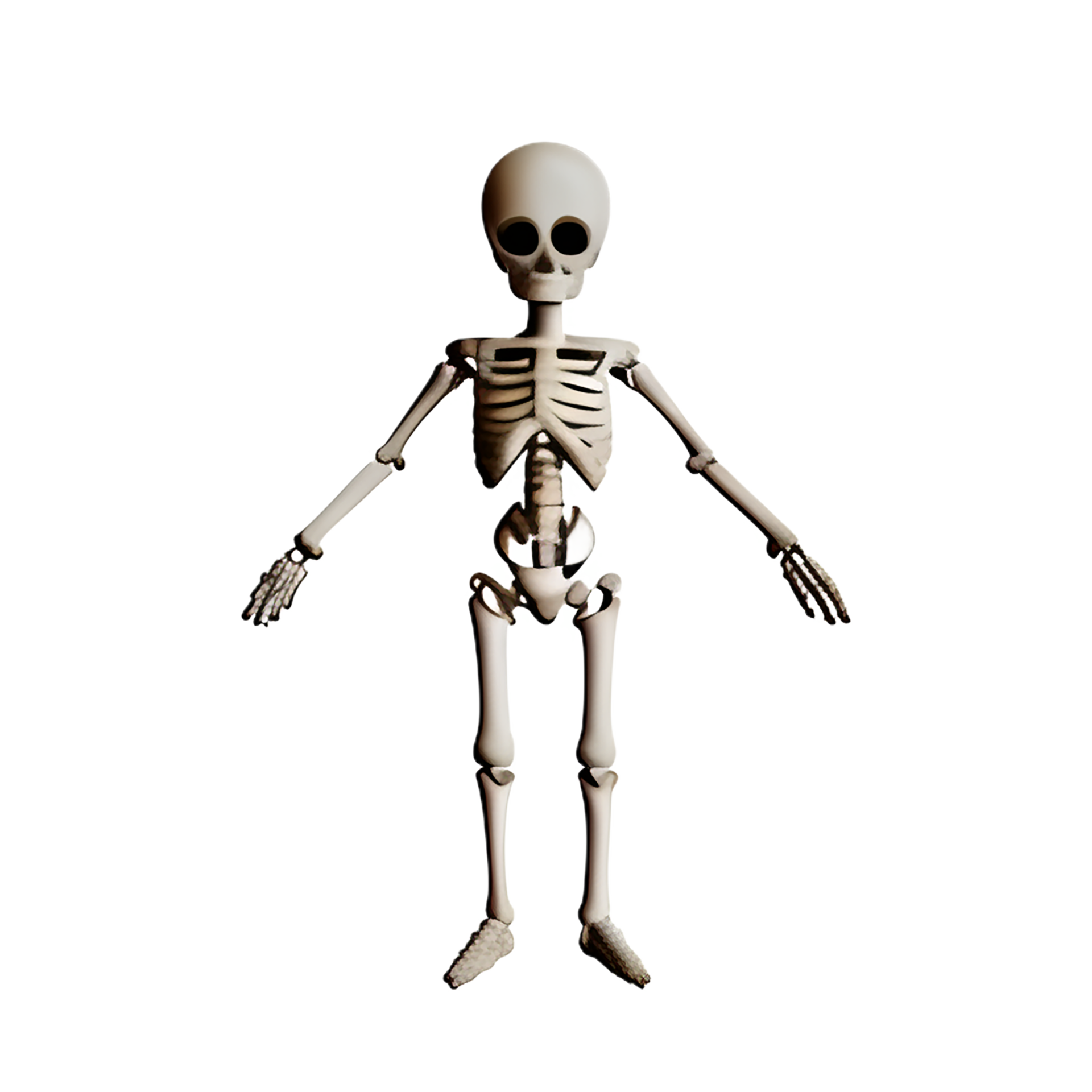 skeleton 3d rendering icon illustration 28607159 PNG