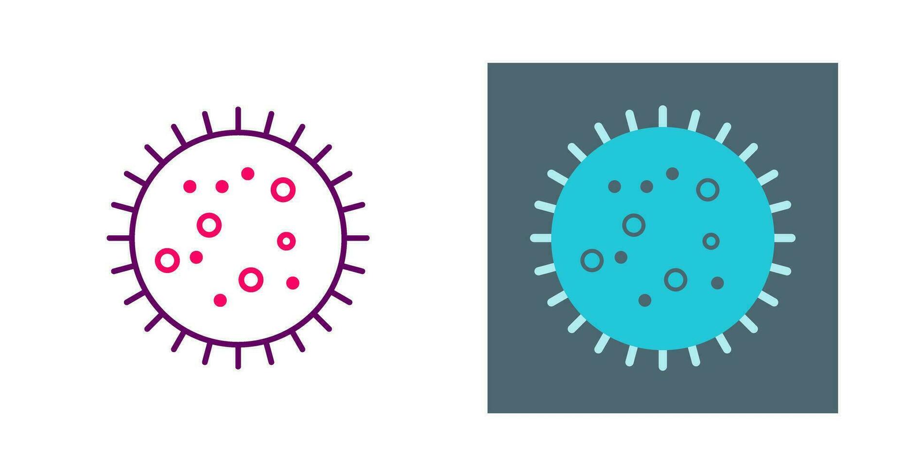 Bacteria in Slide Vector Icon