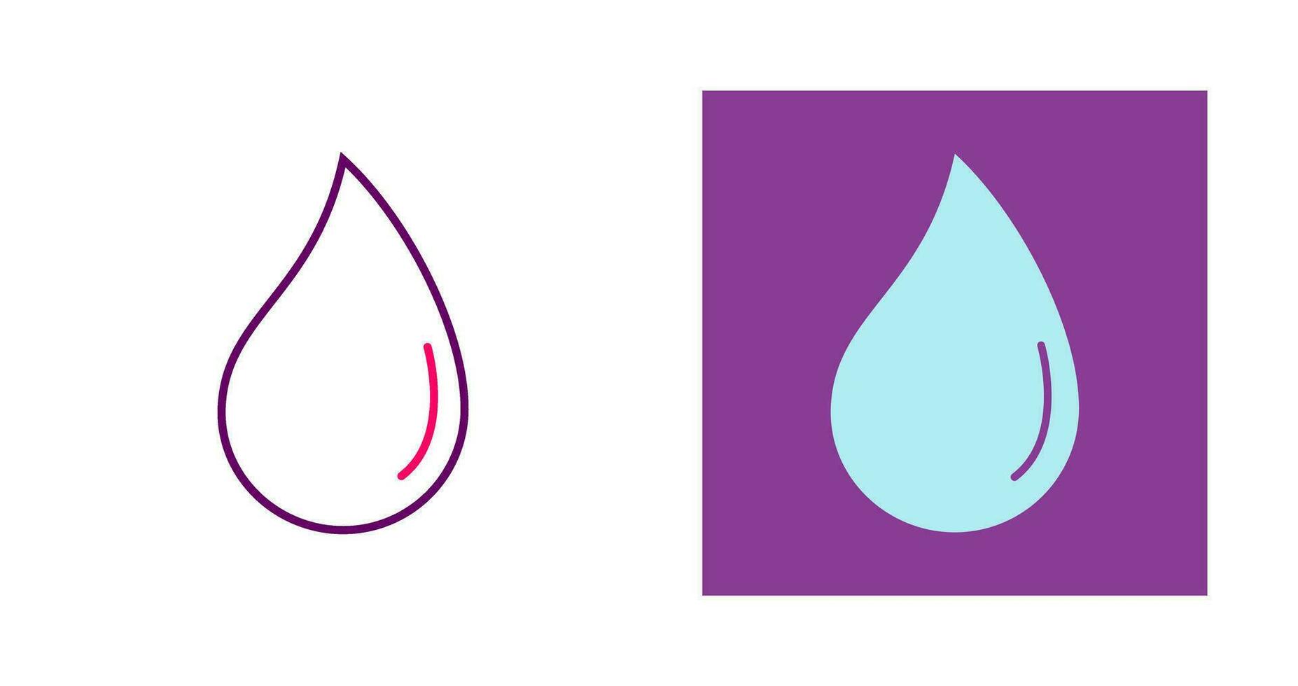 Water Droplet Vector Icon
