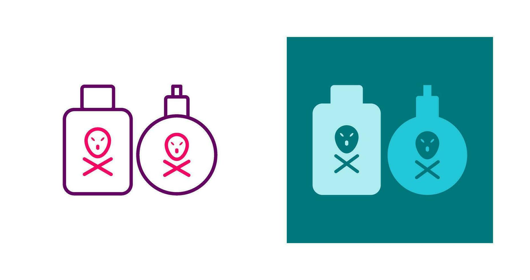 Poisonous Chemicals Vector Icon
