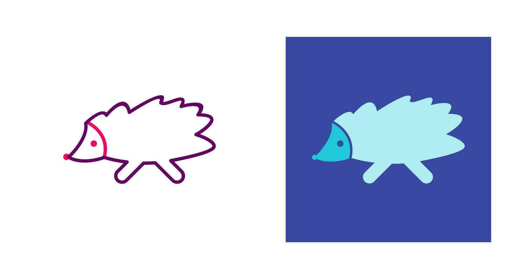 Hedgehog Vector Icon