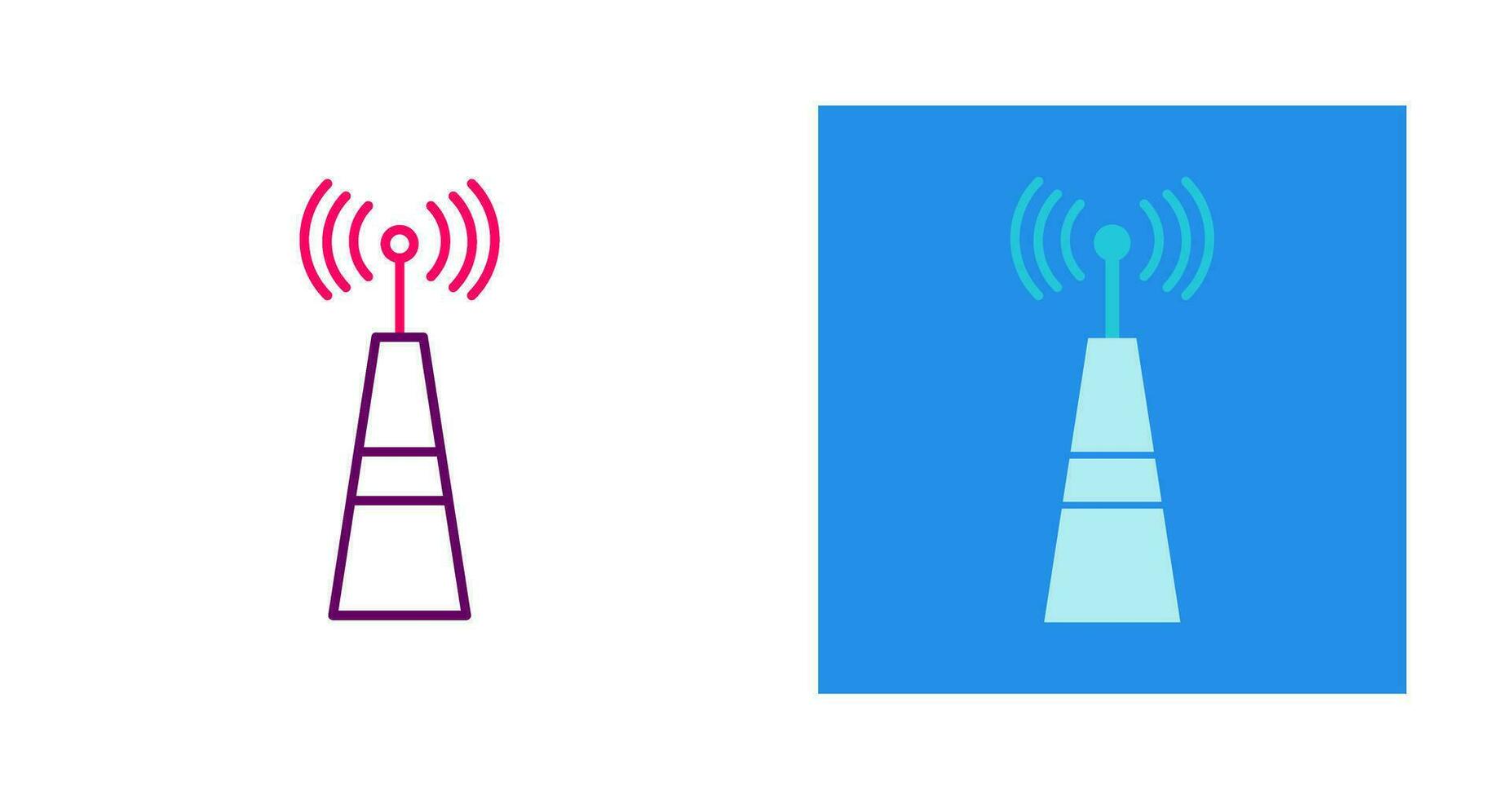 Signals Tower Vector Icon