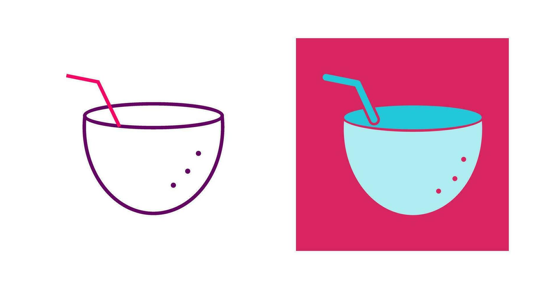 Coconut Vector Icon