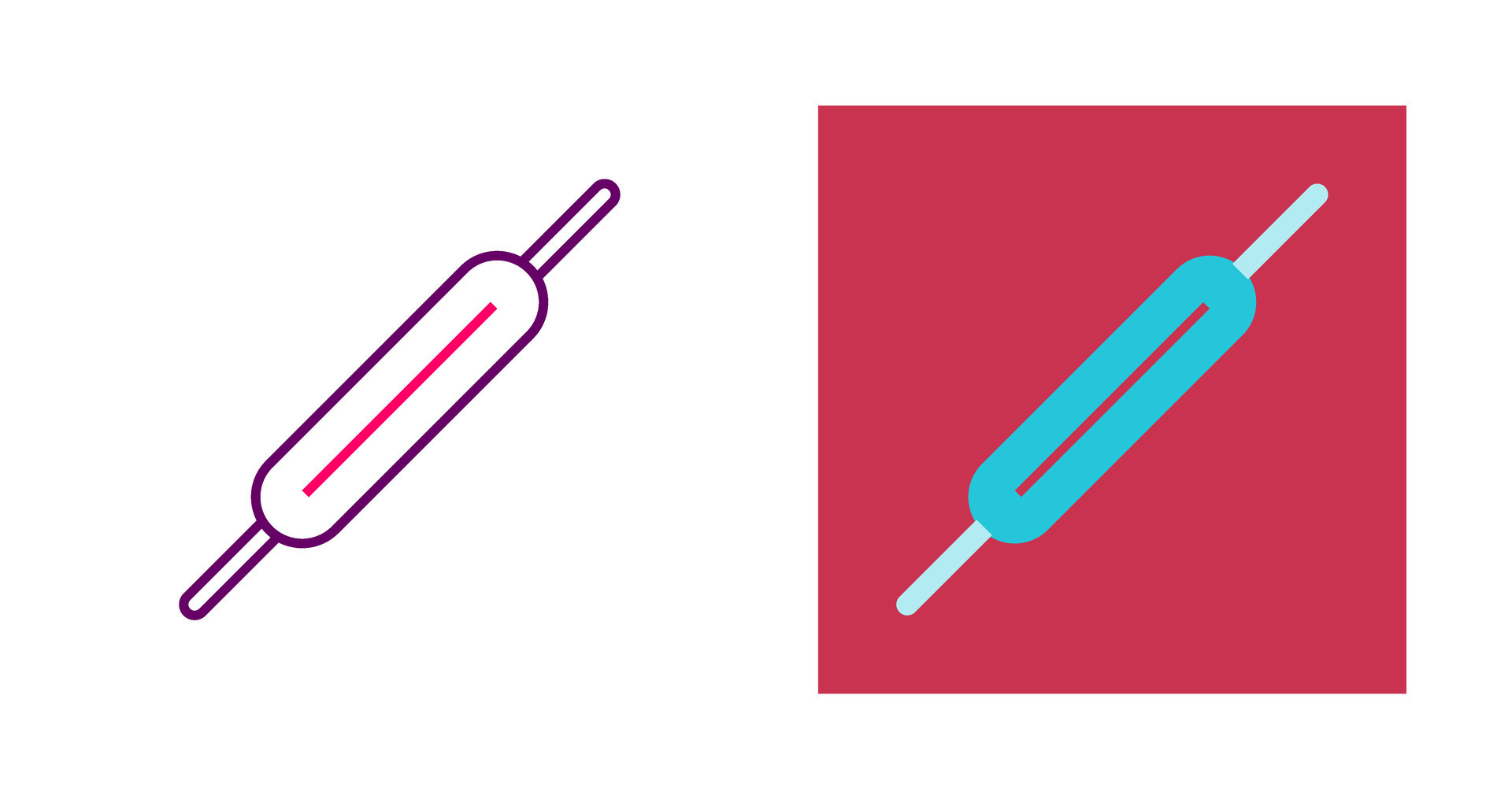 Roller Pin Vector Icon 28607682 Vector Art at Vecteezy