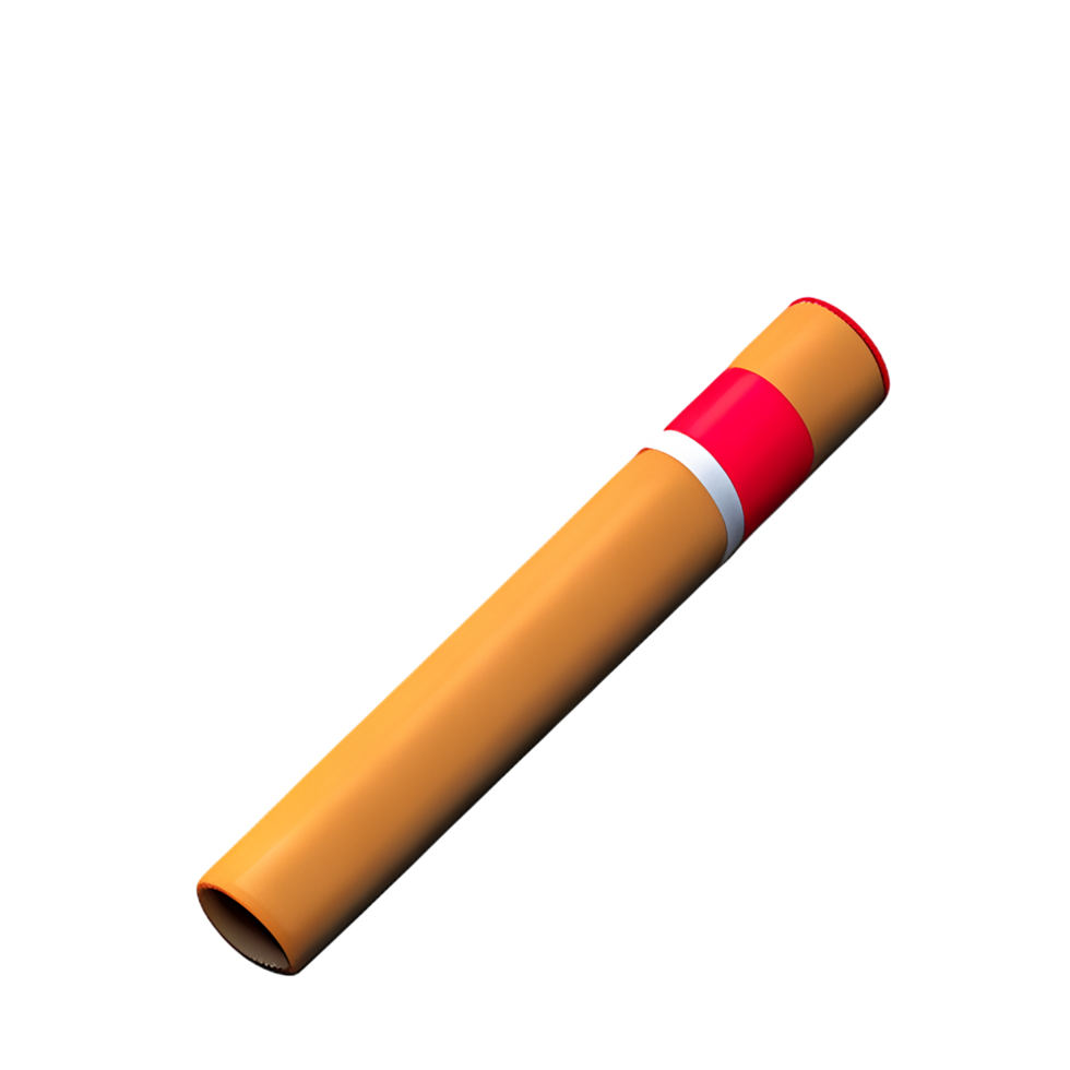 cigarette 3d rendering icon illustration png