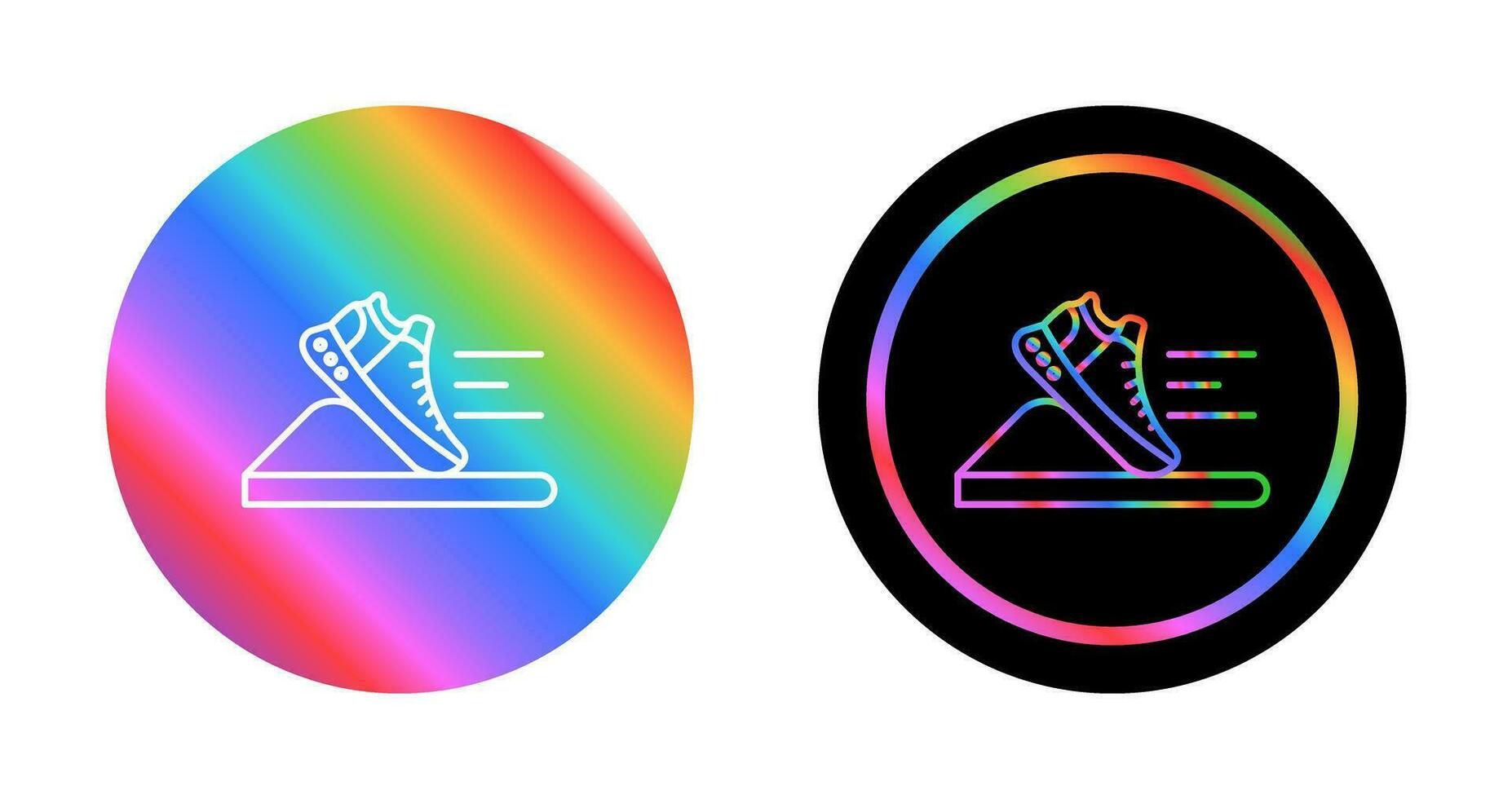 Starting Block Vector Icon