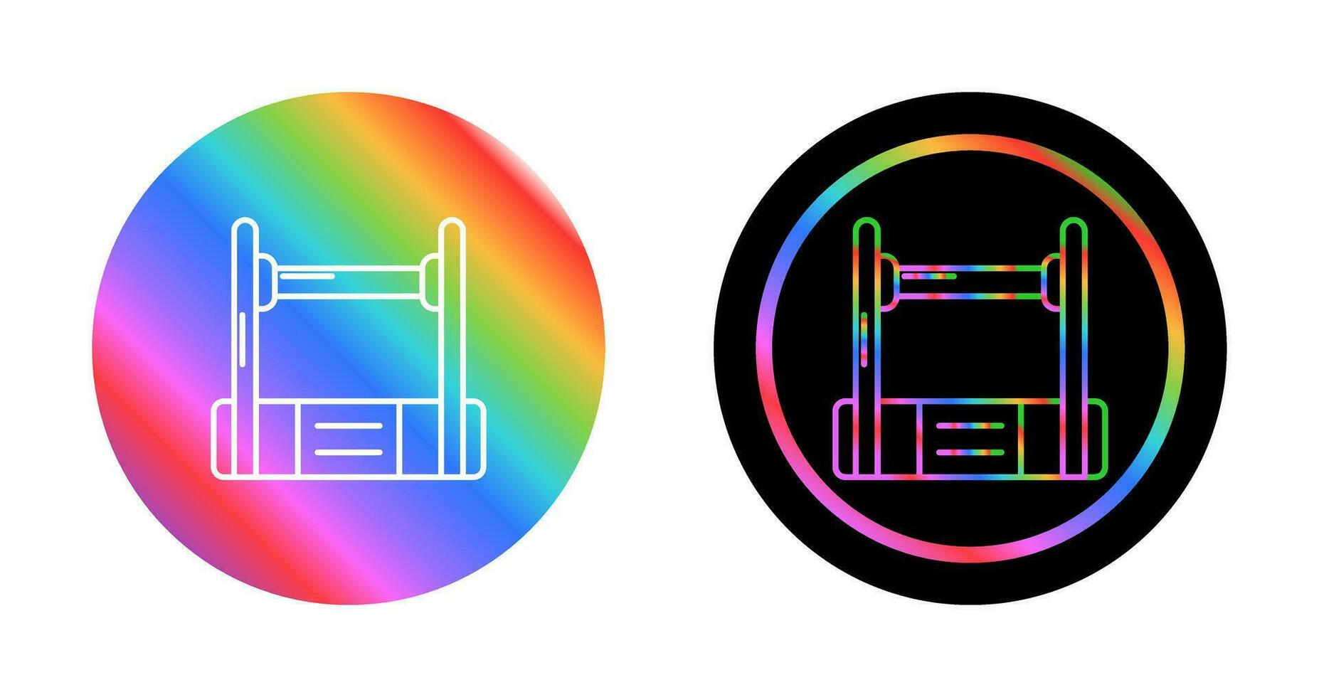 High Jump Vector Icon