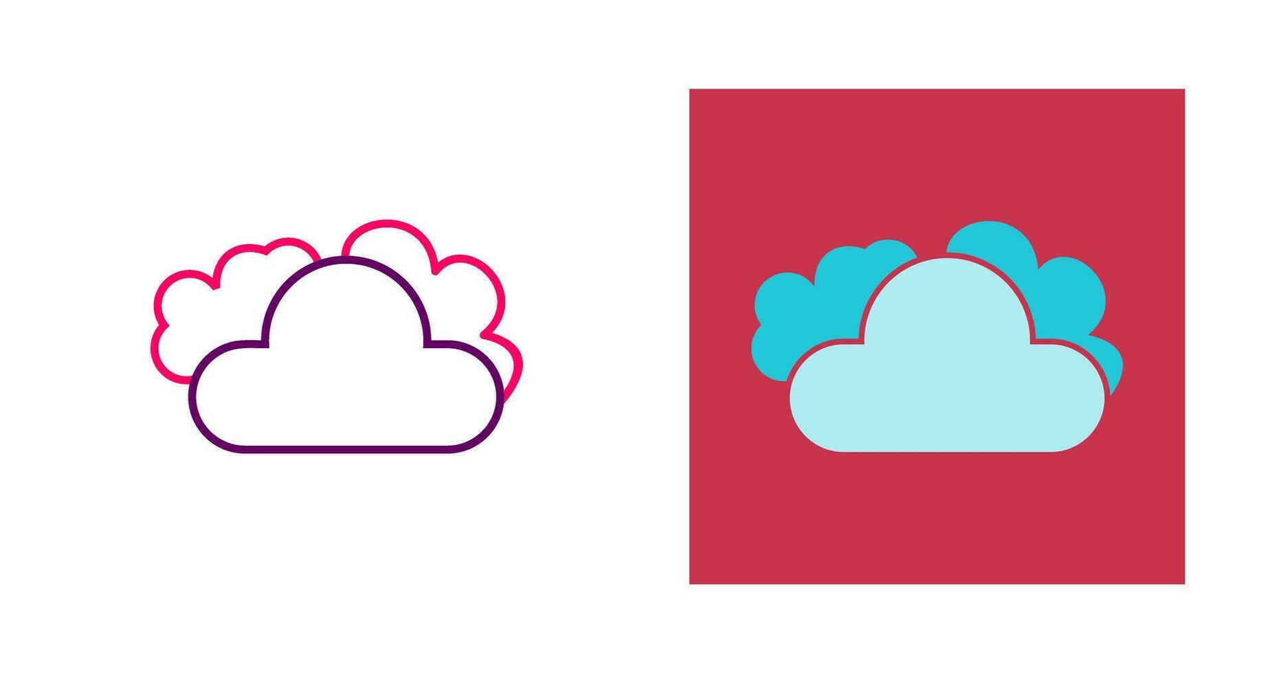 Cloudy Weather Vector Icon