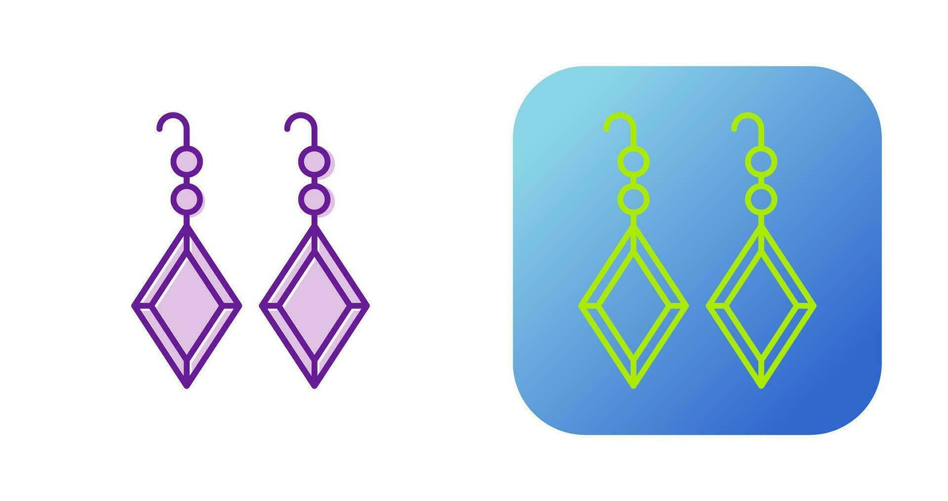 Earrings Vector Icon