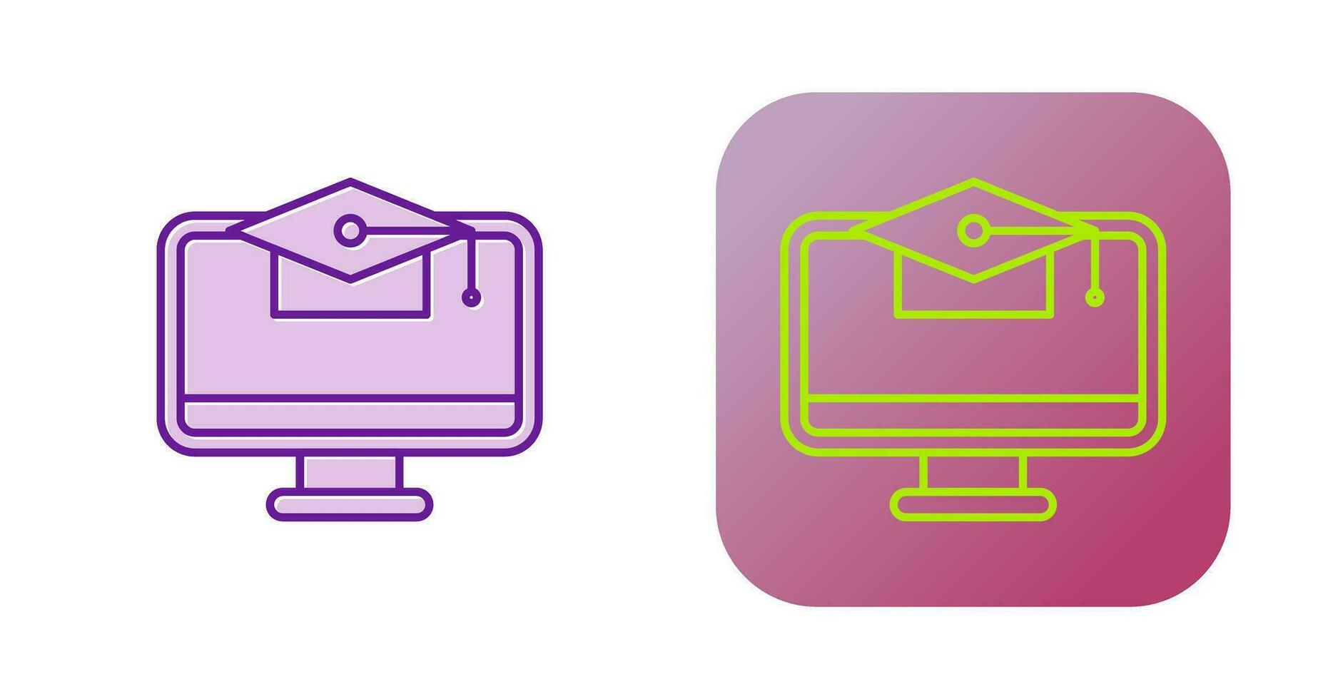Online Education Vector Icon