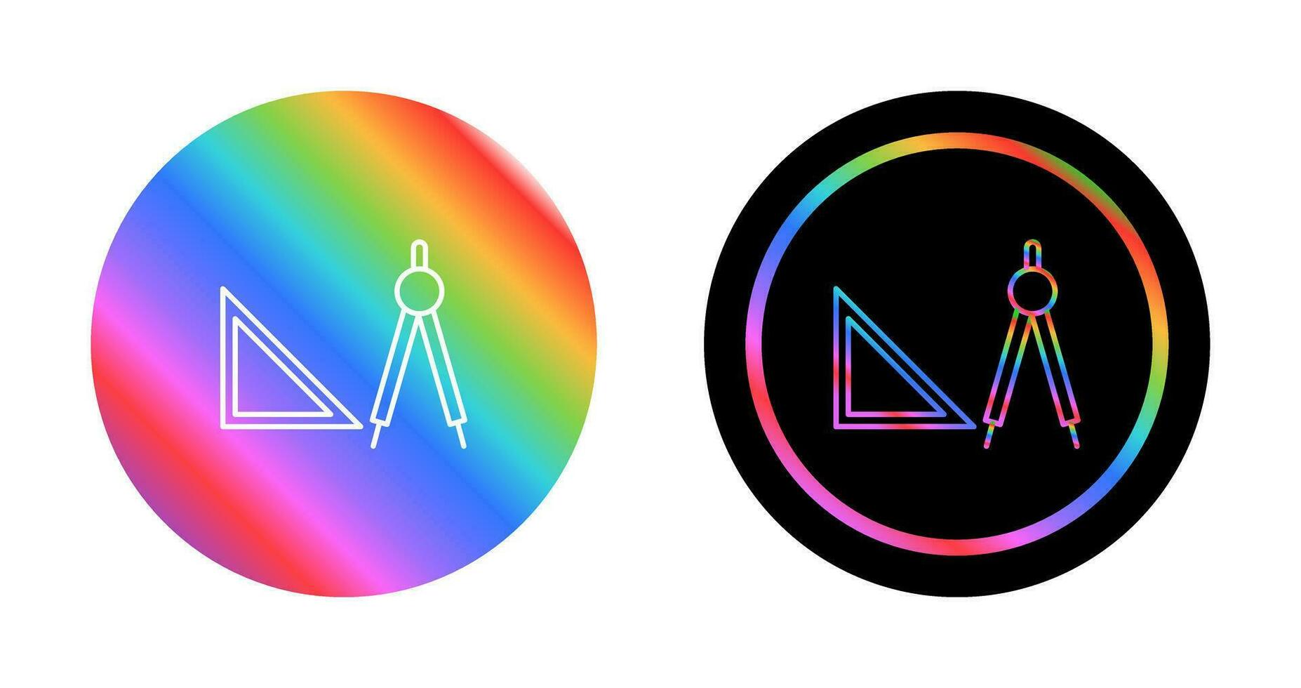 Geometry Tools Vector Icon