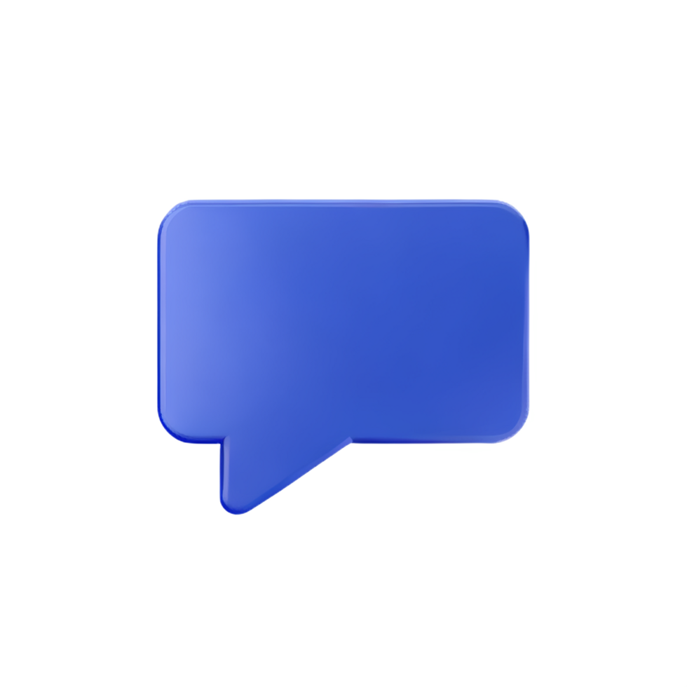 chat 3d rendering icon illustration png