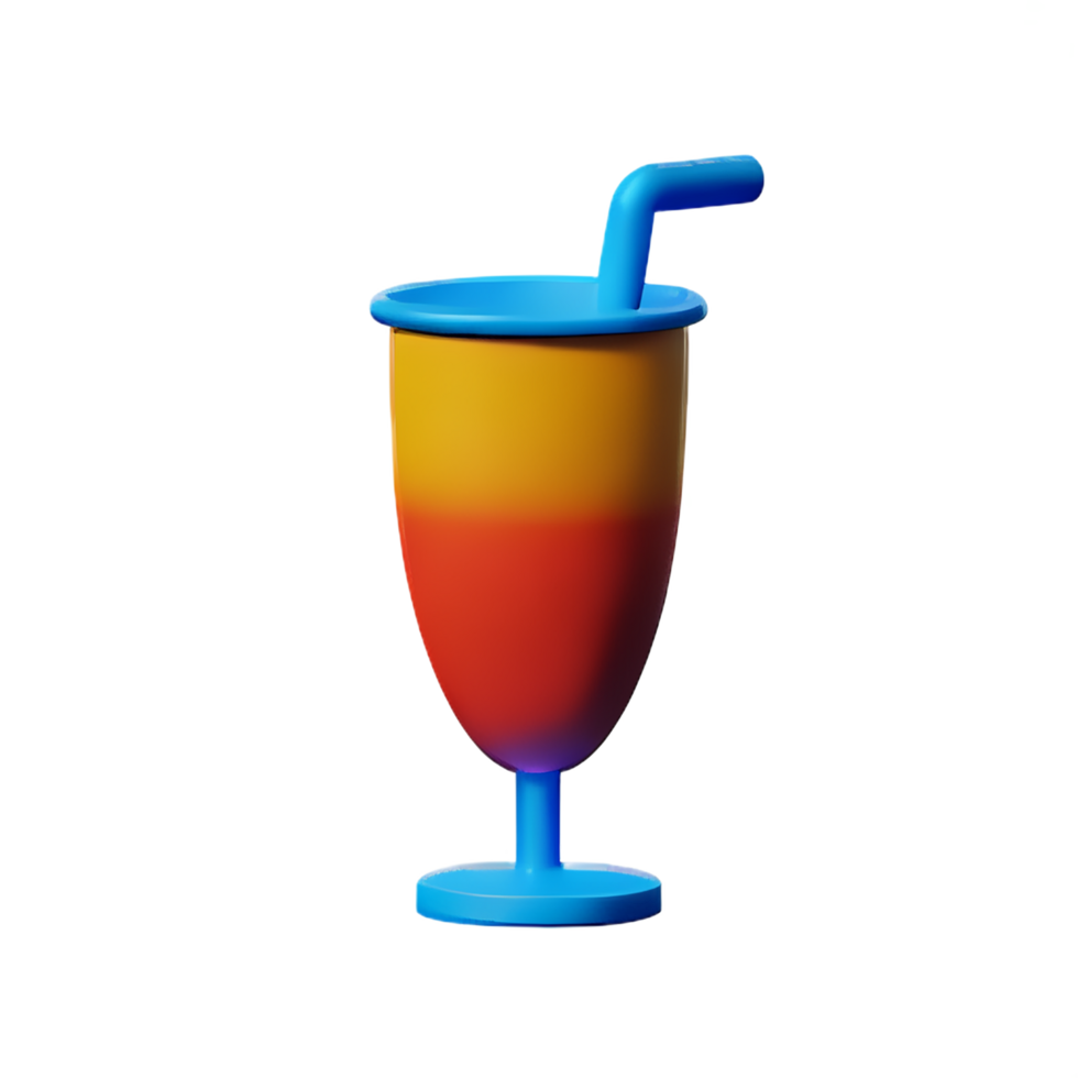 drink 3d rendering icon illustration png