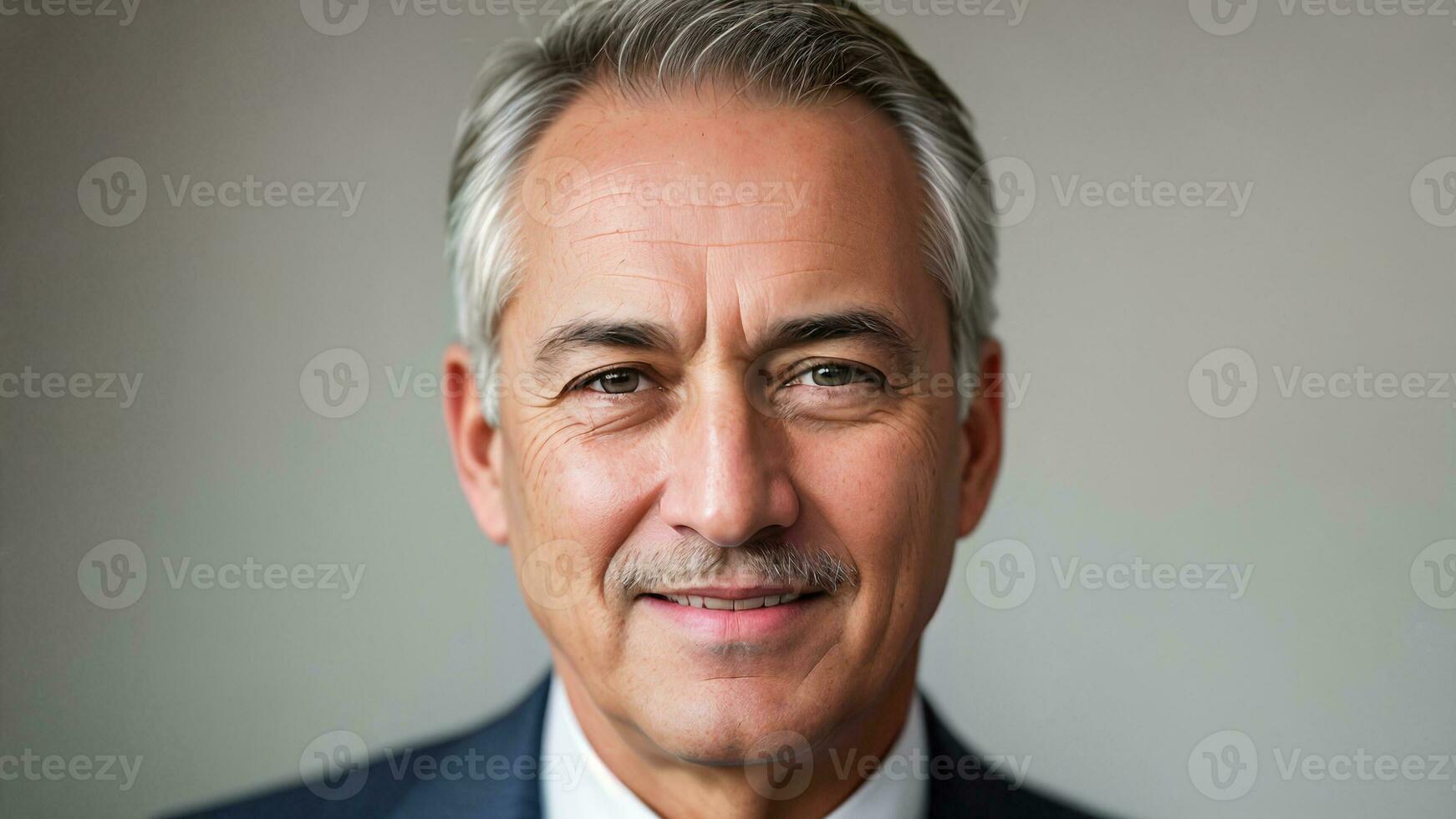 portrait of a smiling businessman .Generative AI photo