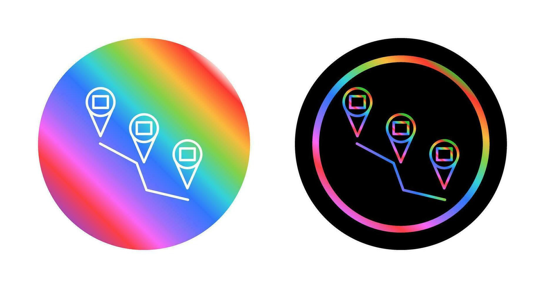 Reaching Destination Vector Icon