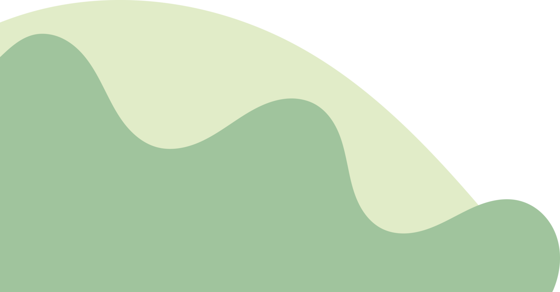sage wavy corner. fluid corner illustration suitable for background, layout, banner. png