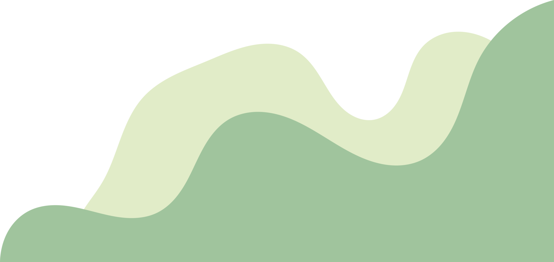 sage wavy corner. fluid corner illustration suitable for background, layout, banner. png