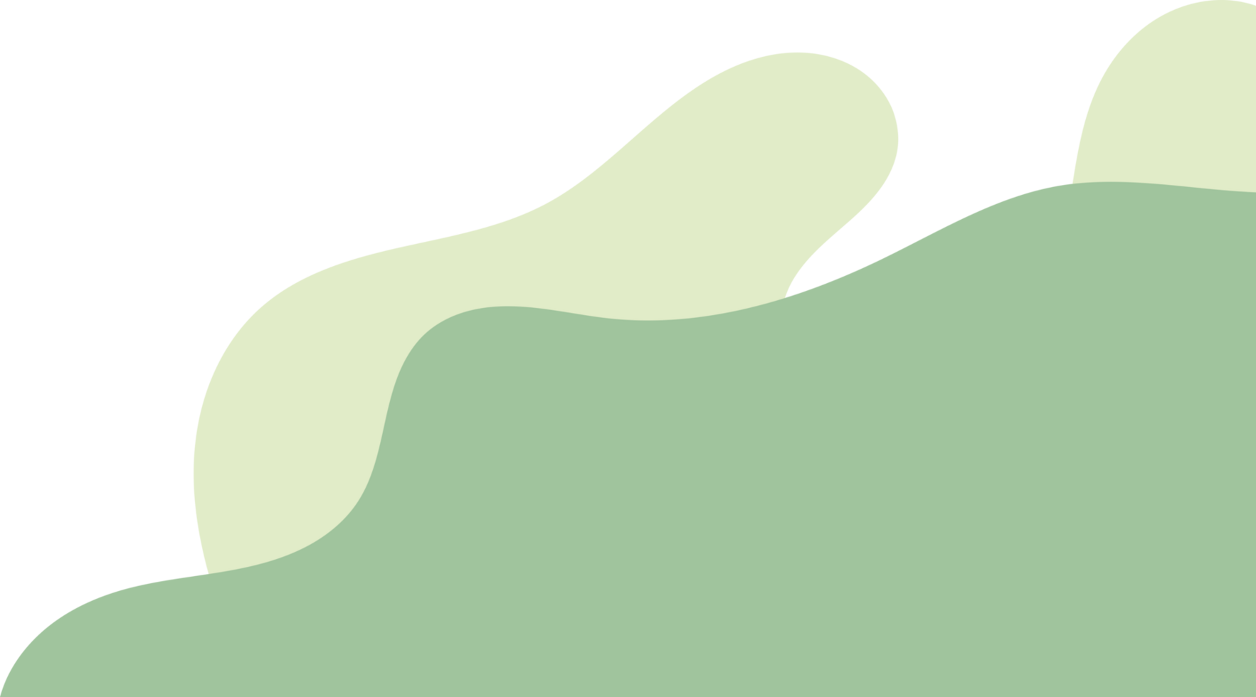 sage wavy corner. fluid corner illustration suitable for background, layout, banner. png
