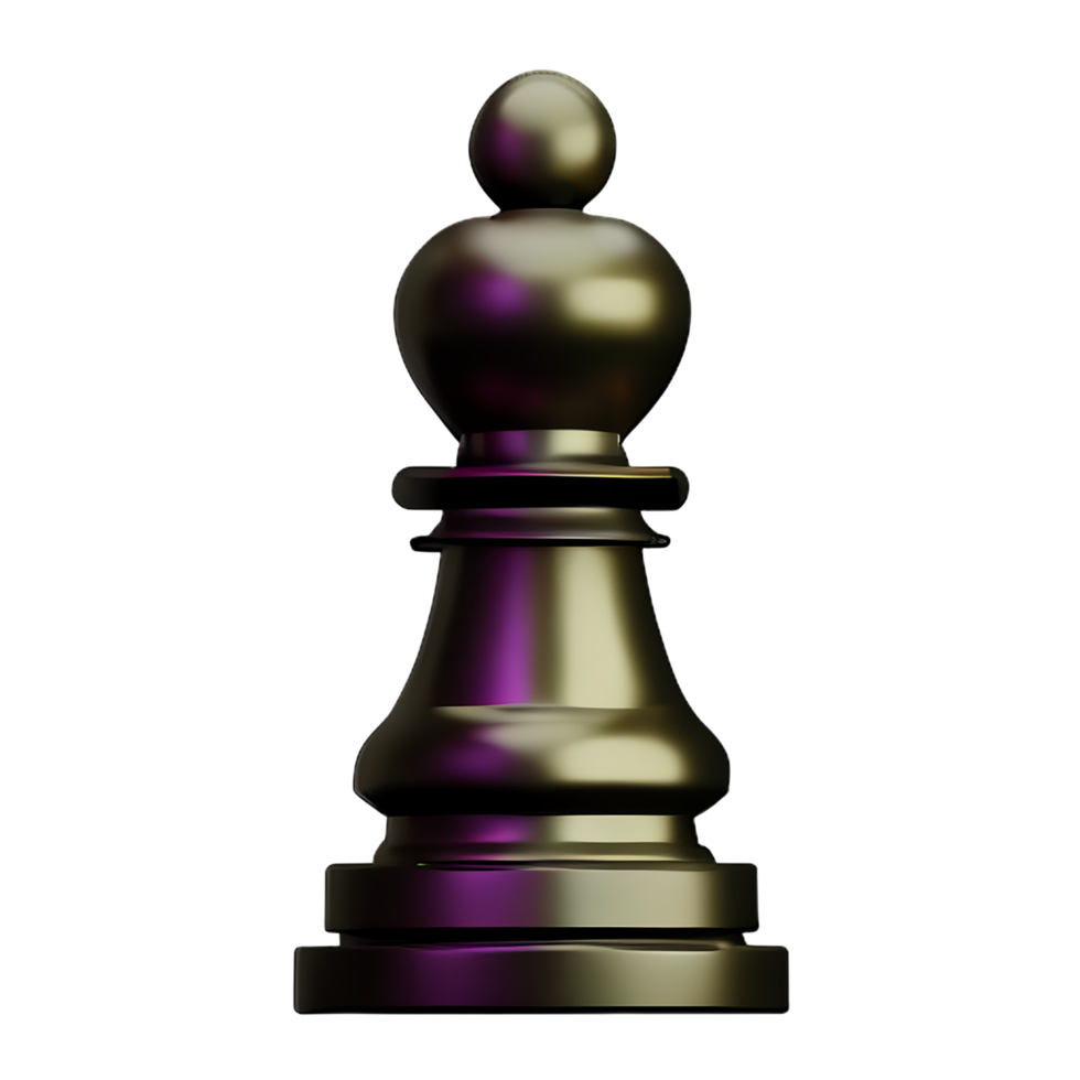 chess 3d rendering icon illustration png