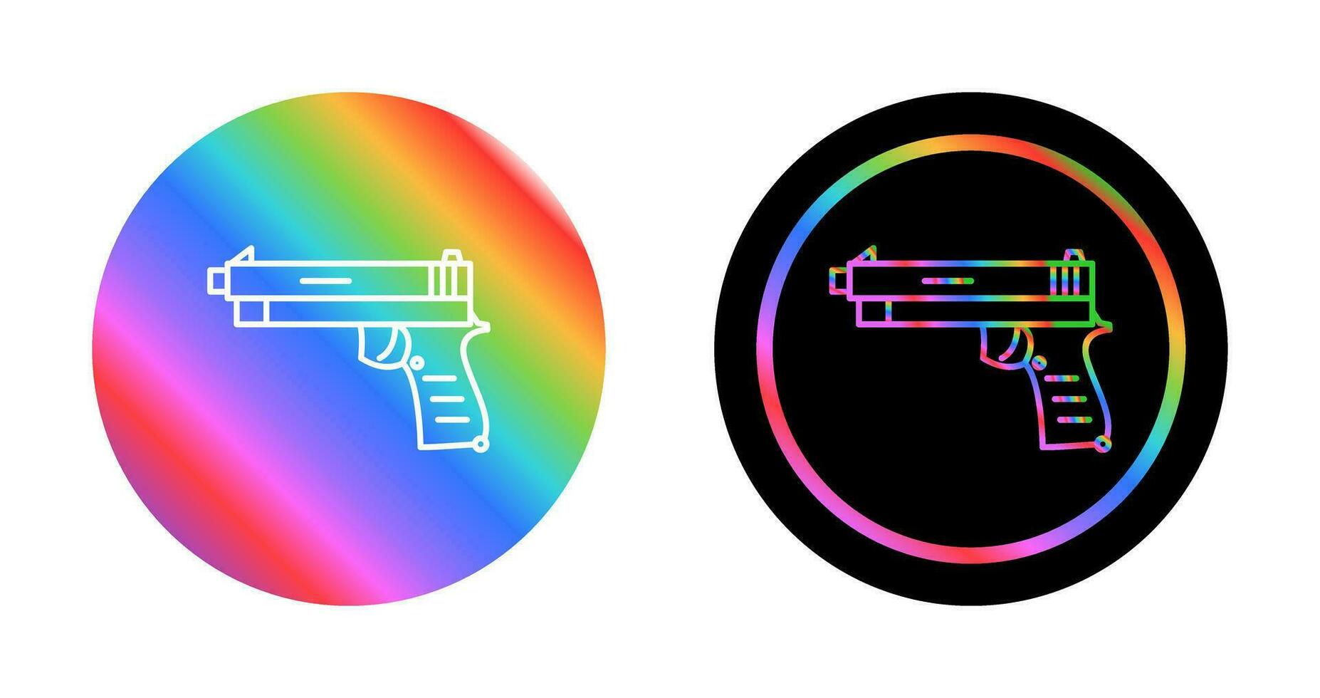 icono de vector de pistola