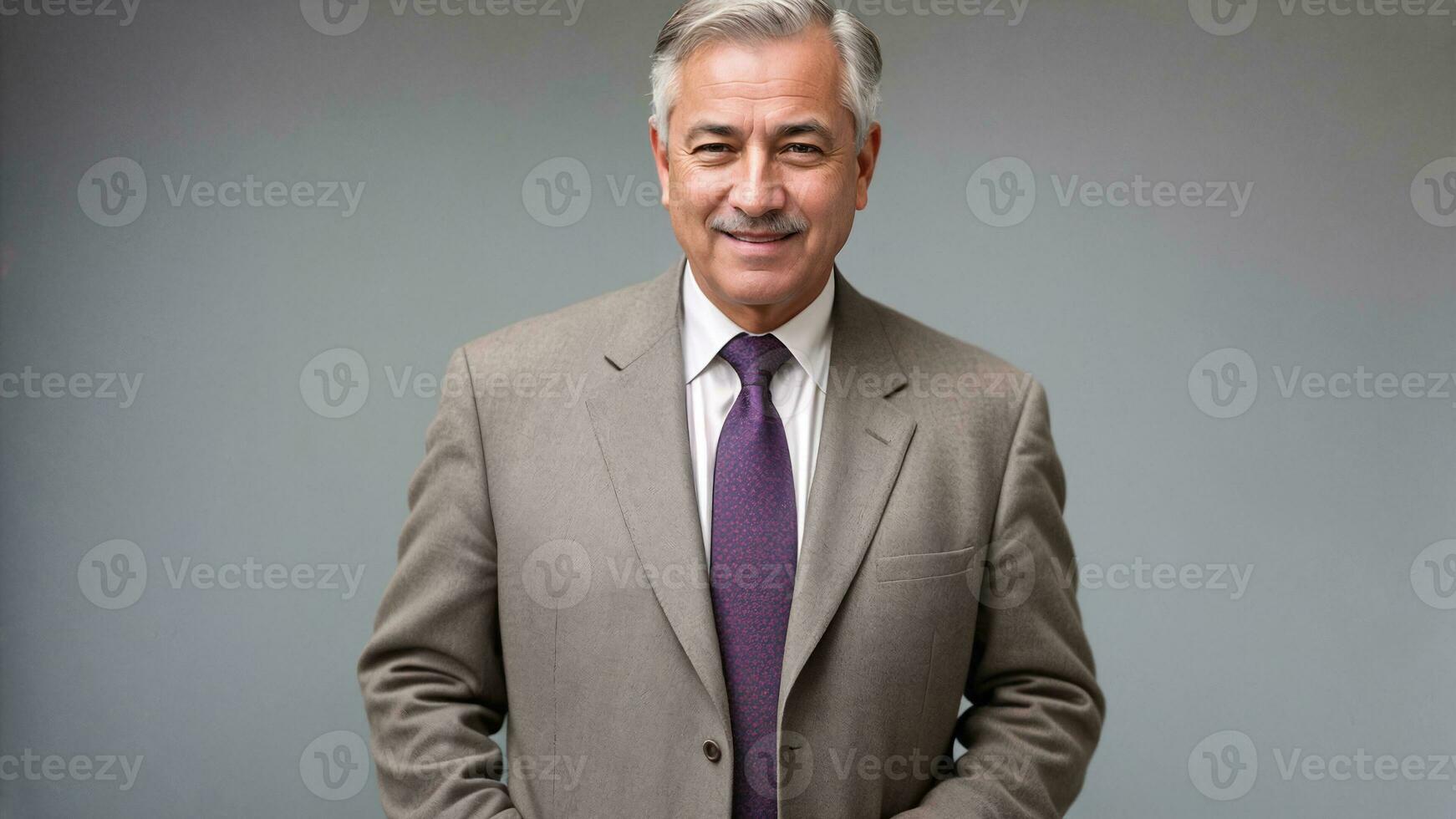portrait of a smiling businessman .Generative AI photo