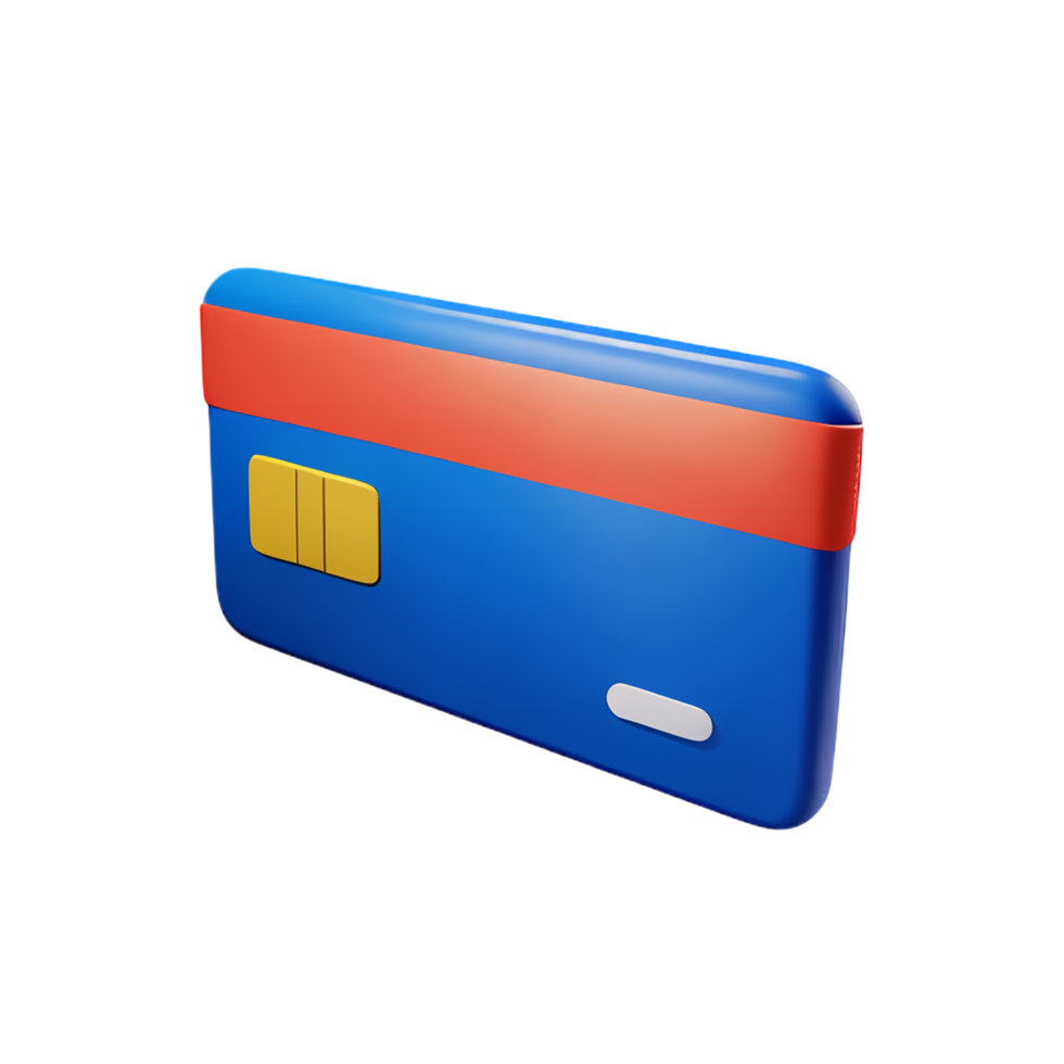 credit card 3d icon png