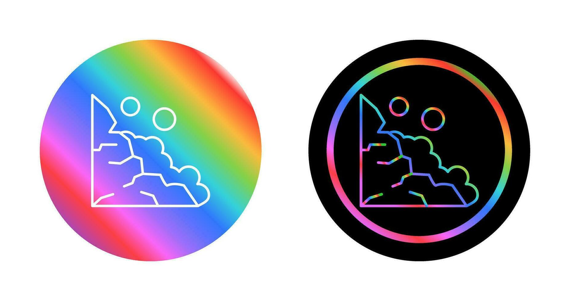 Landslide Vector Icon