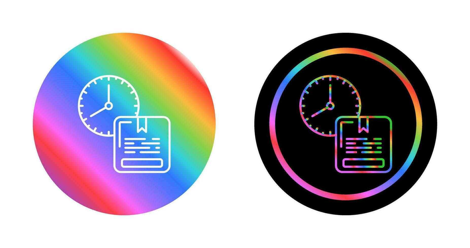 On Time Delivery Vector Icon