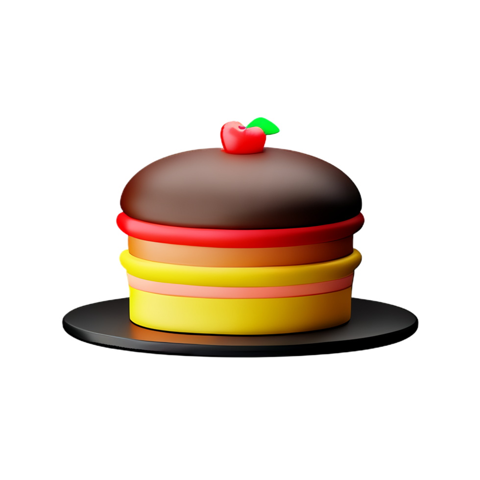 bakery 3d rendering icon illustration png