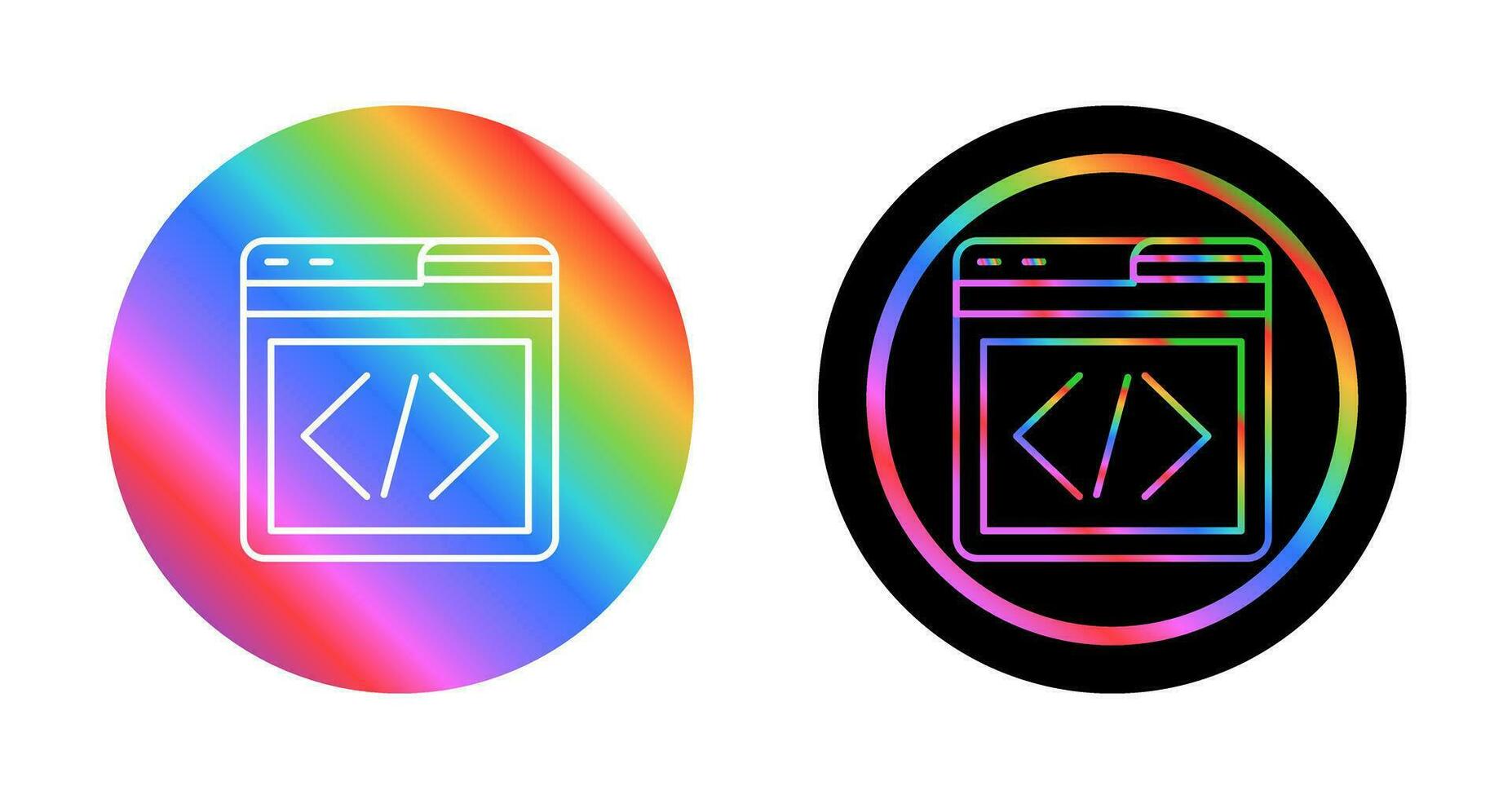 Web Programing Vector Icon