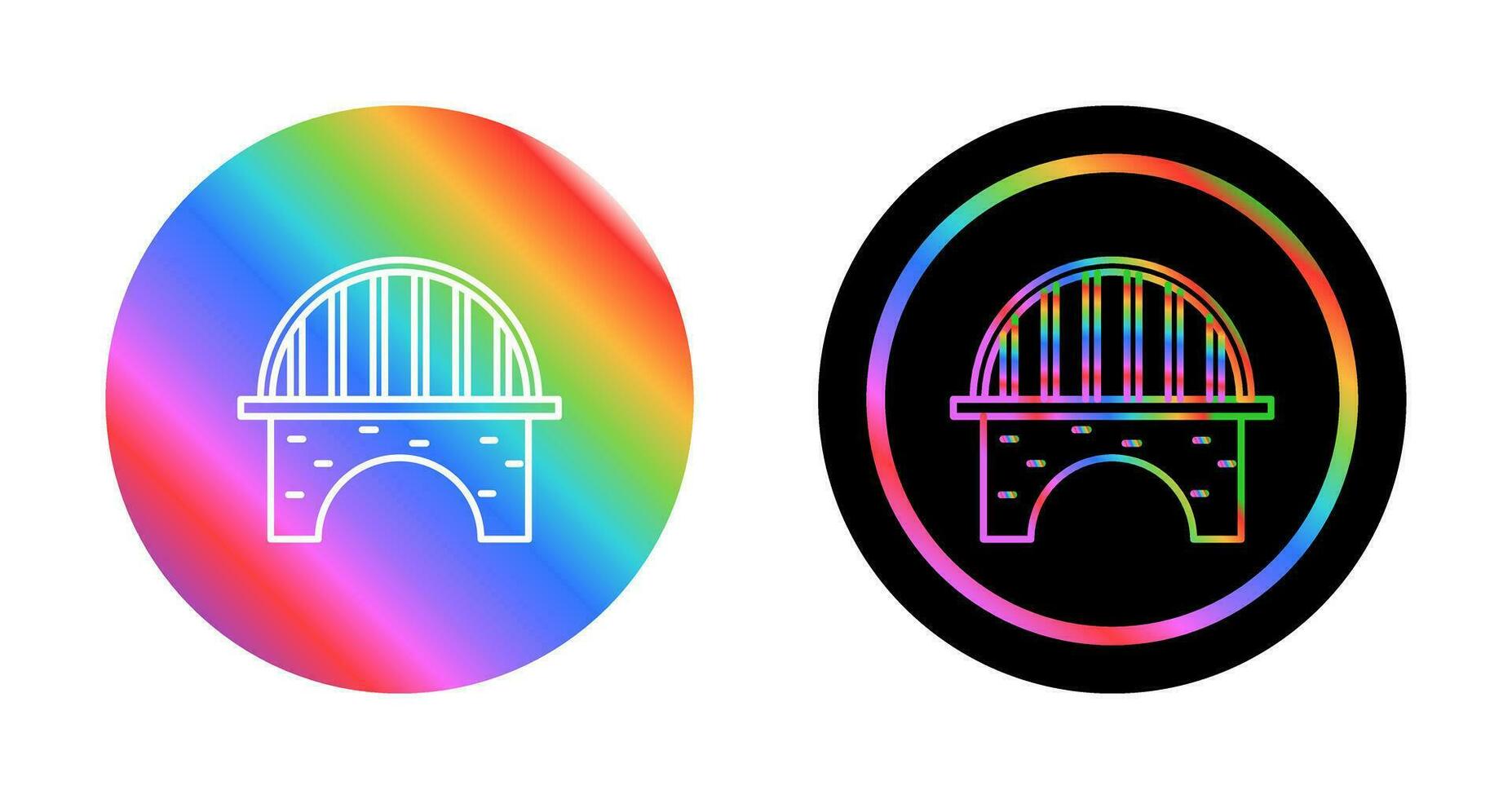 icono de vector de puente