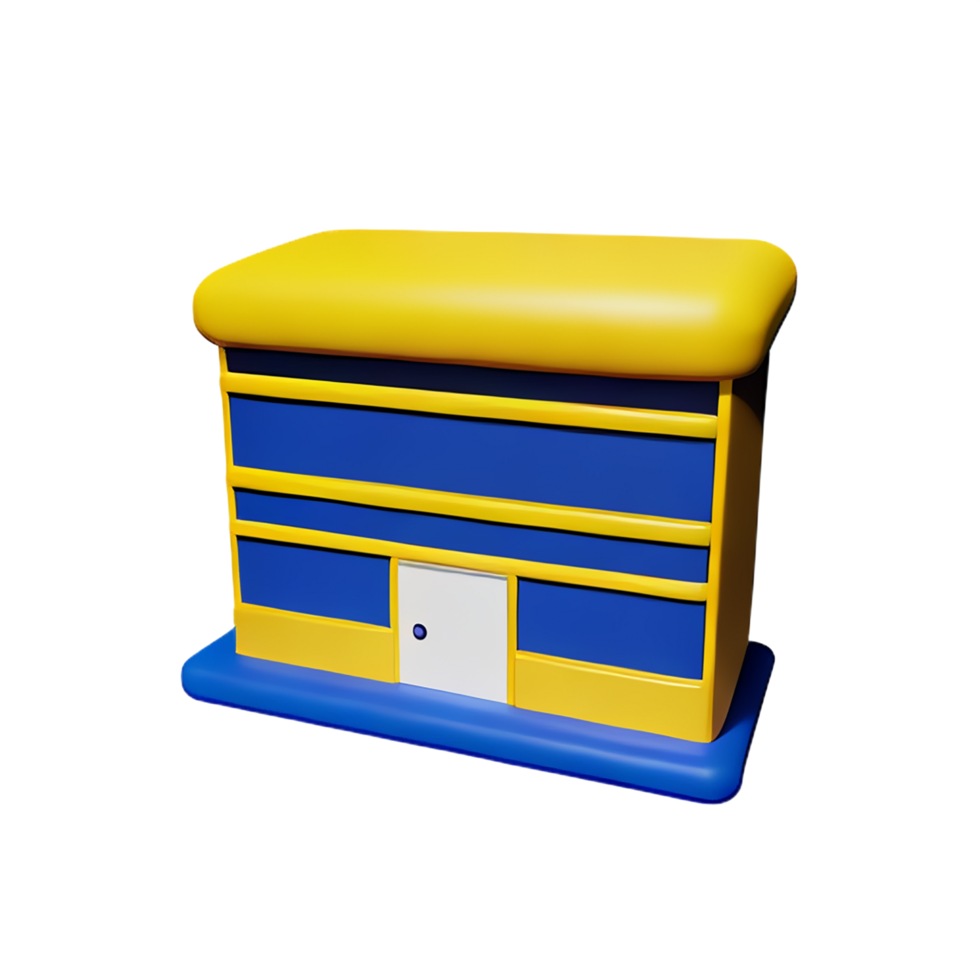 warehouse 3d rendering icon illustration png