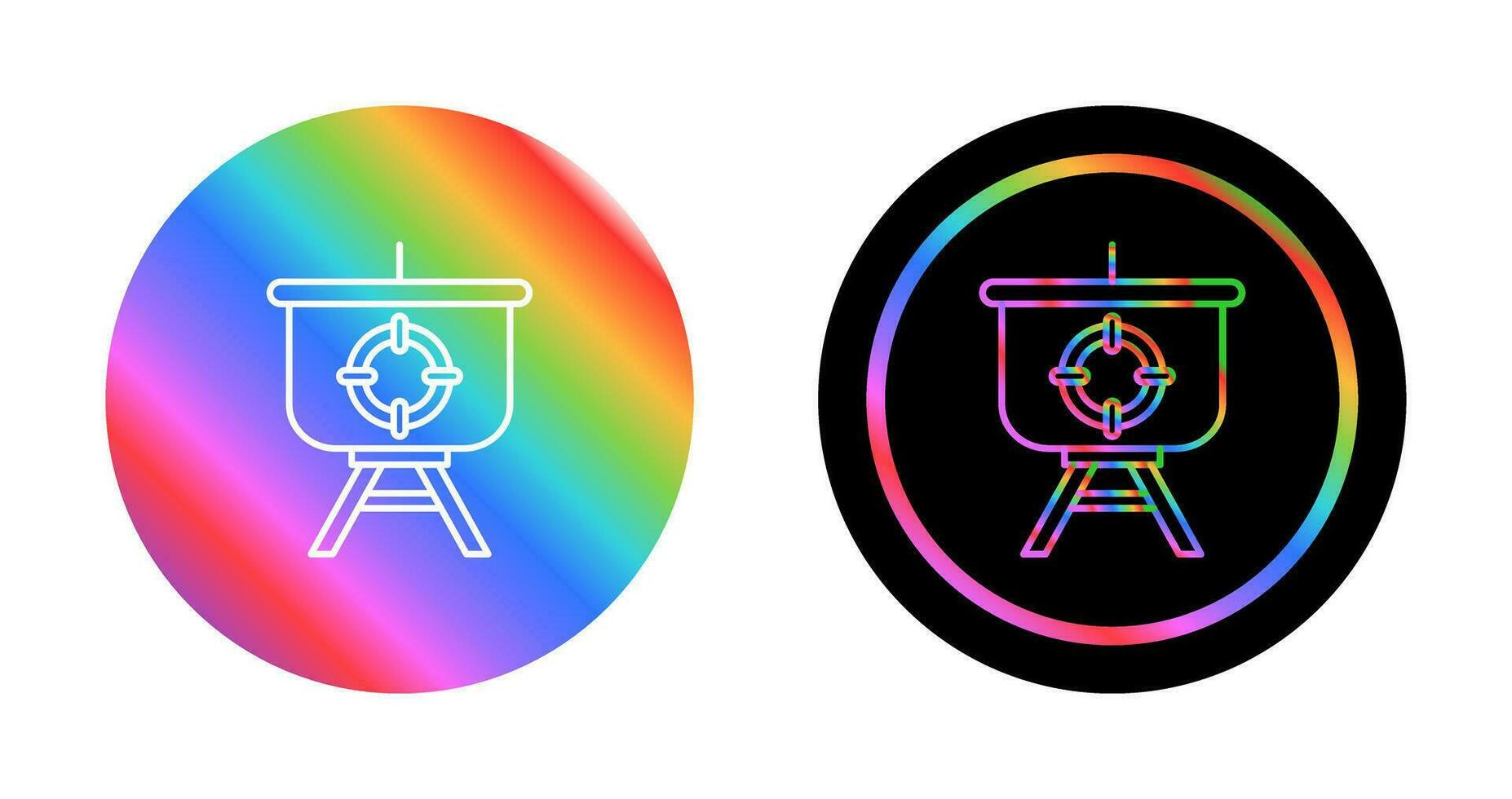Target Presentation Vector Icon