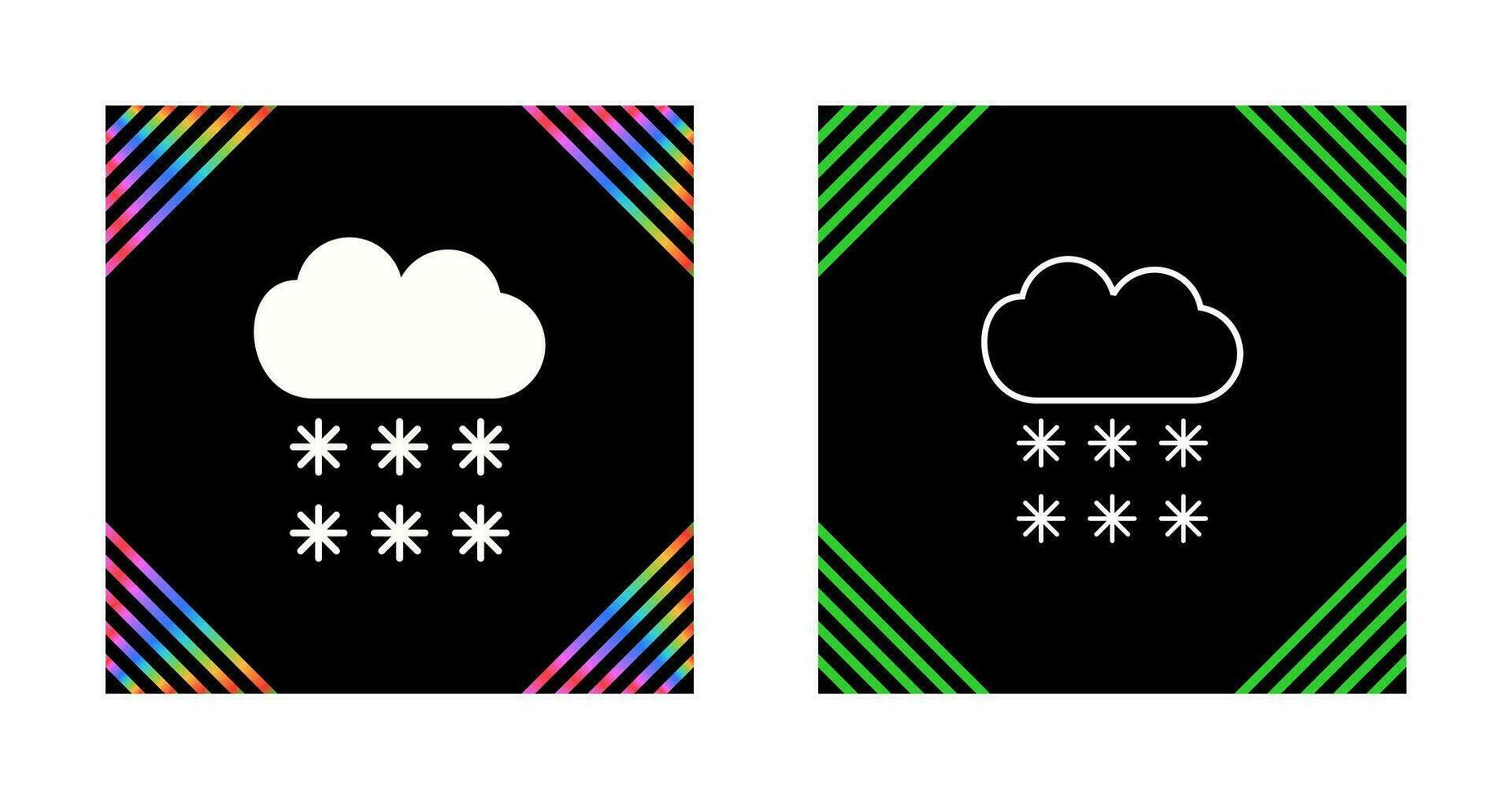 Snowing Vector Icon