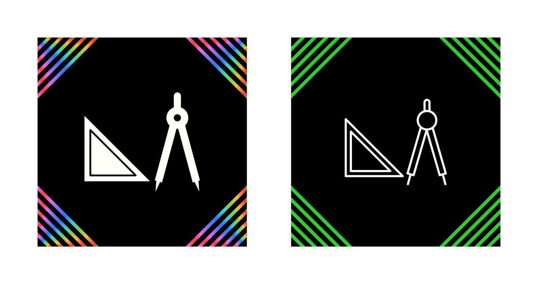 Geometry Tools Vector Icon