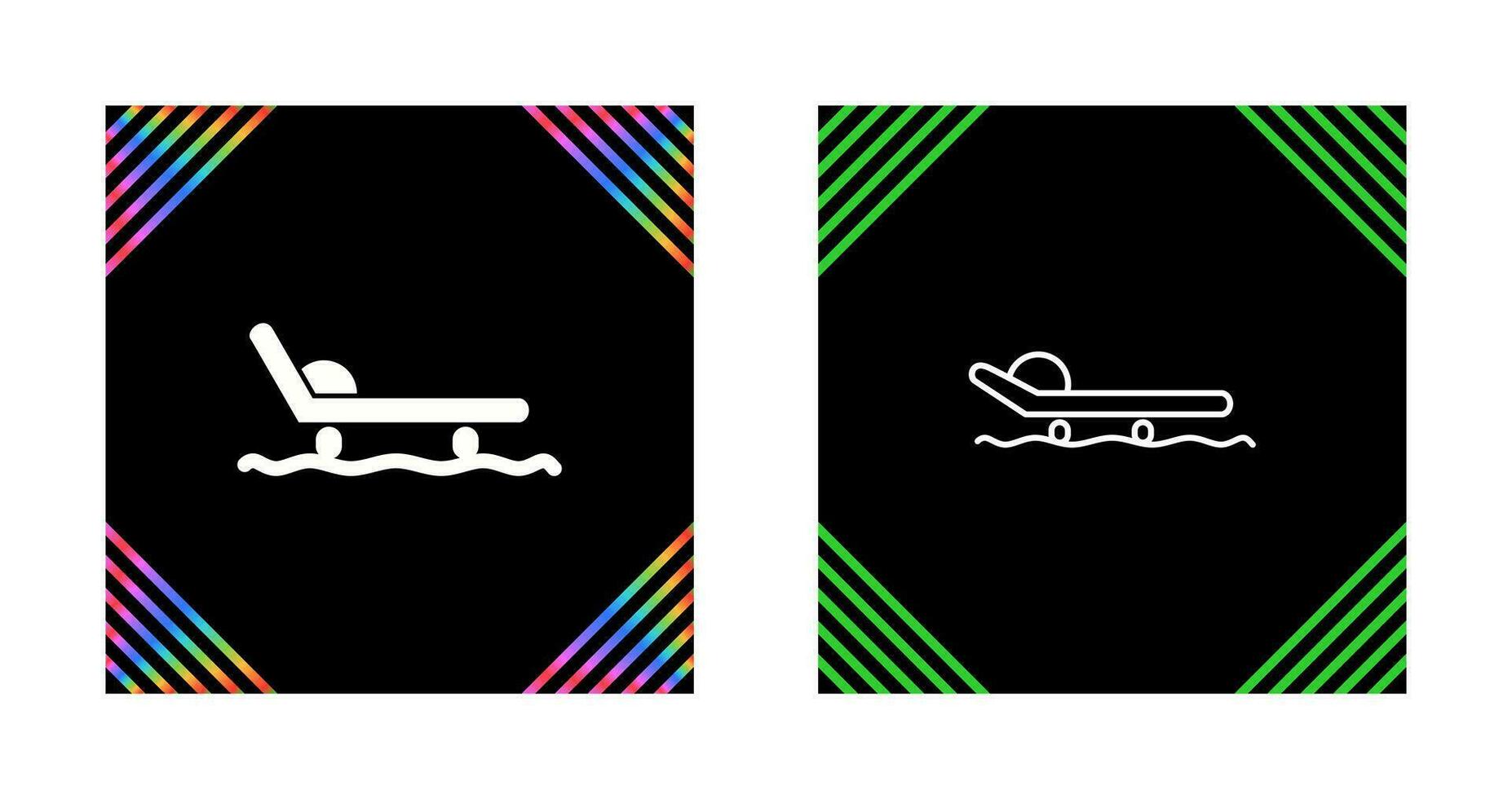 Sled with seat Vector Icon