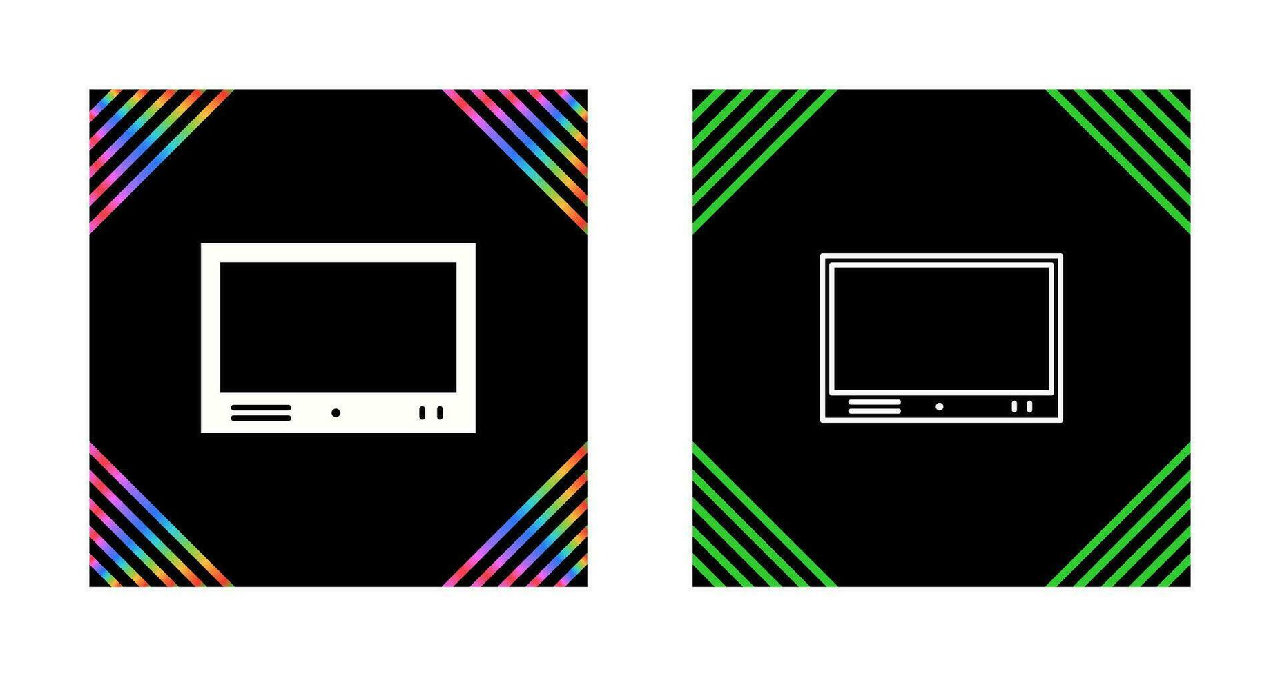 Television Set Vector Icon