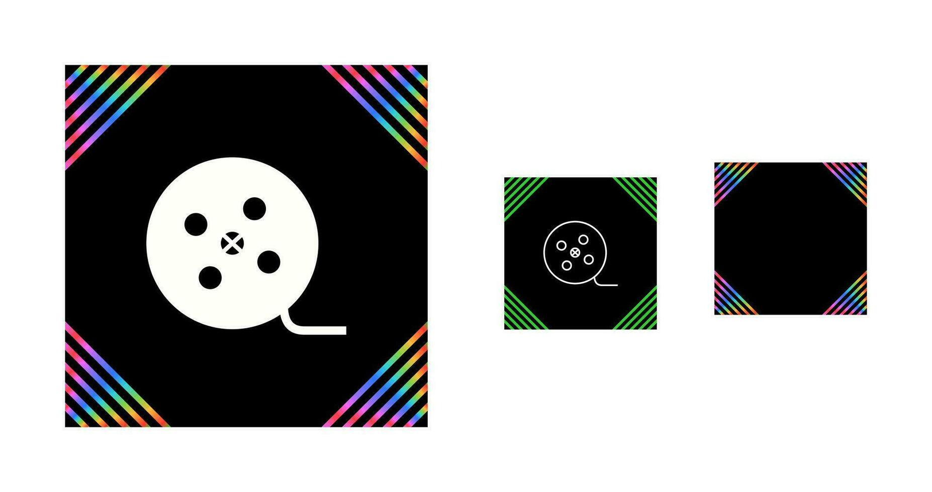 Film Reel Vector Icon