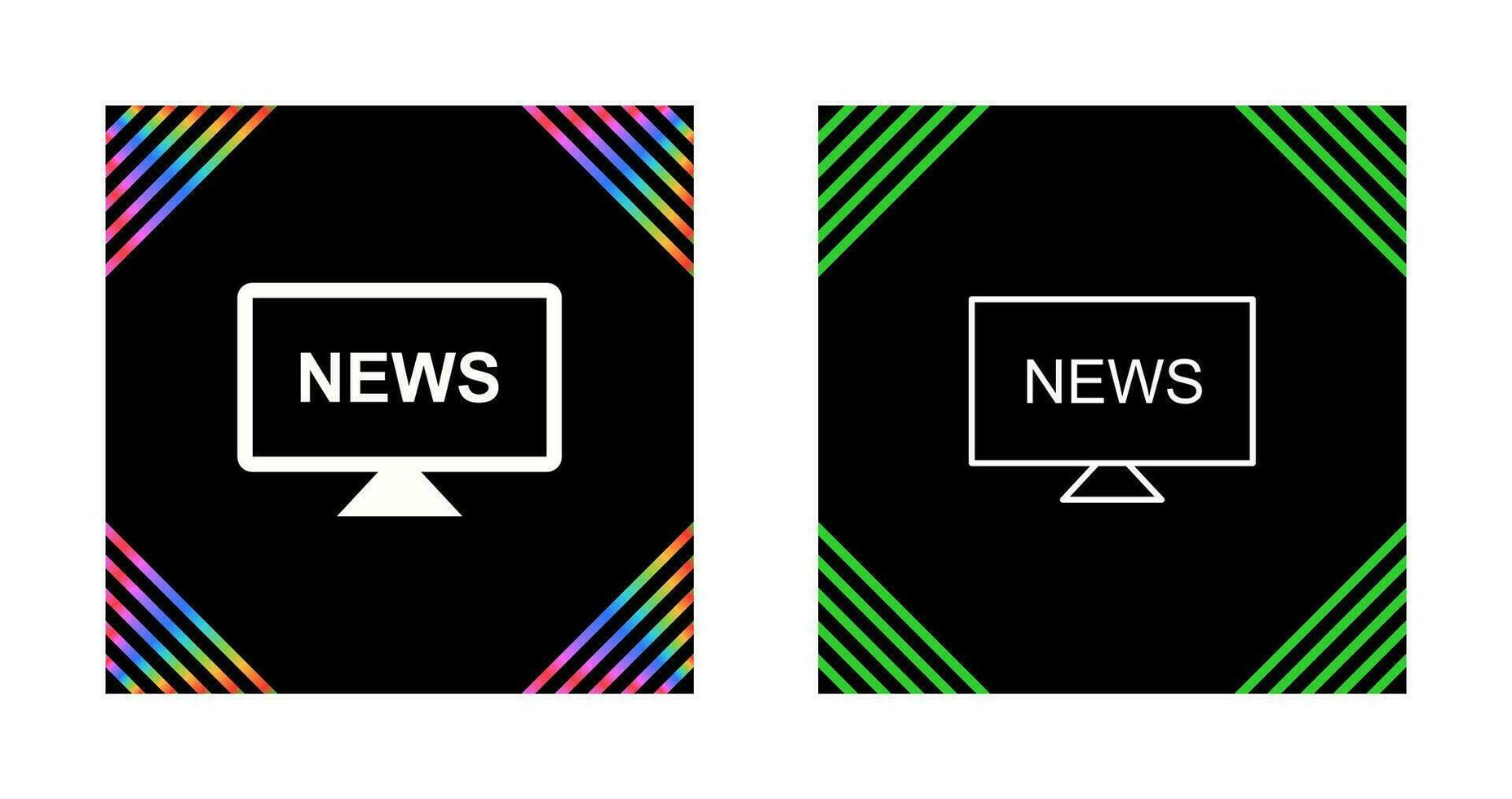 National News Vector Icon
