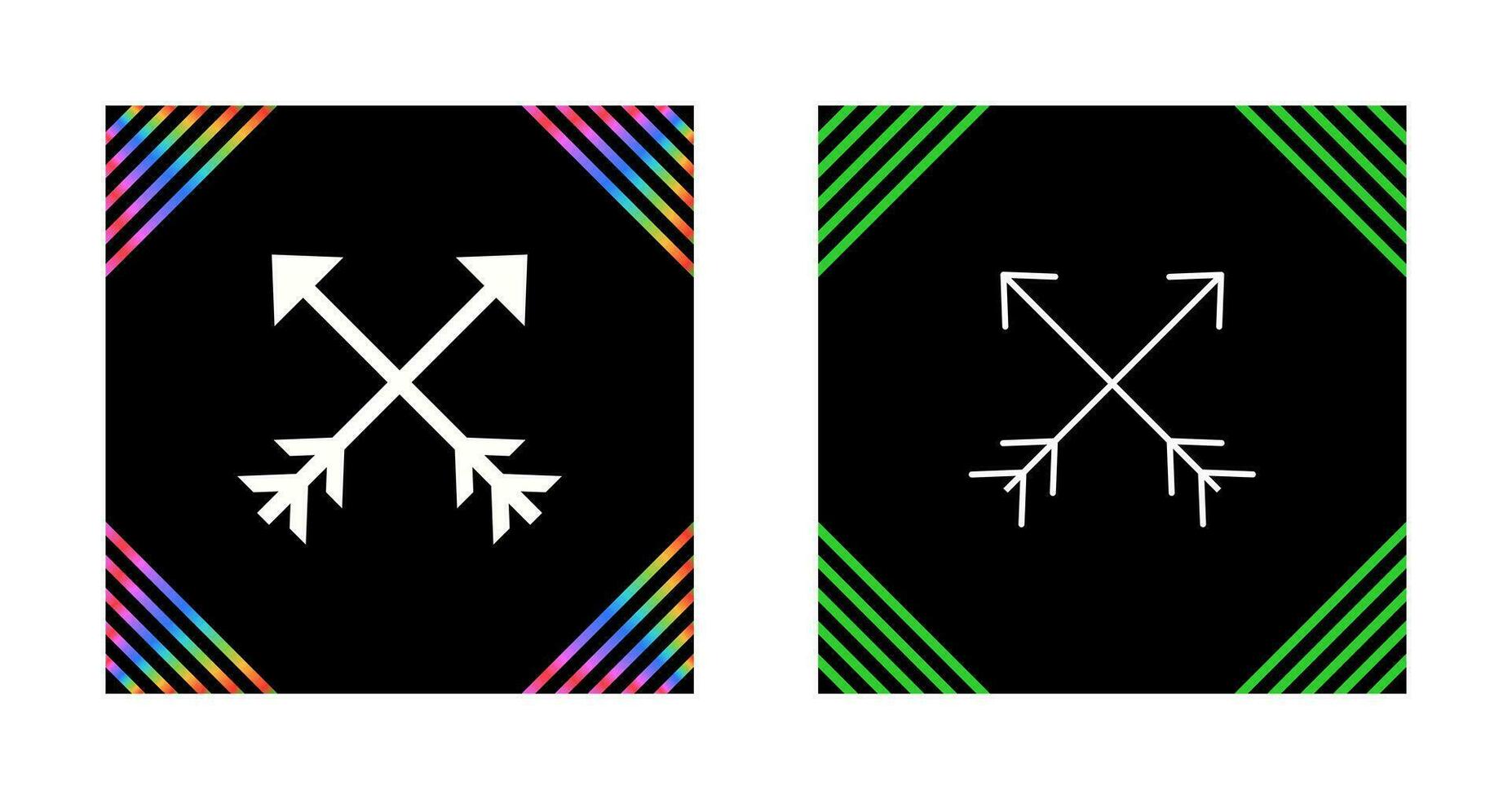 Two Arrows Vector Icon