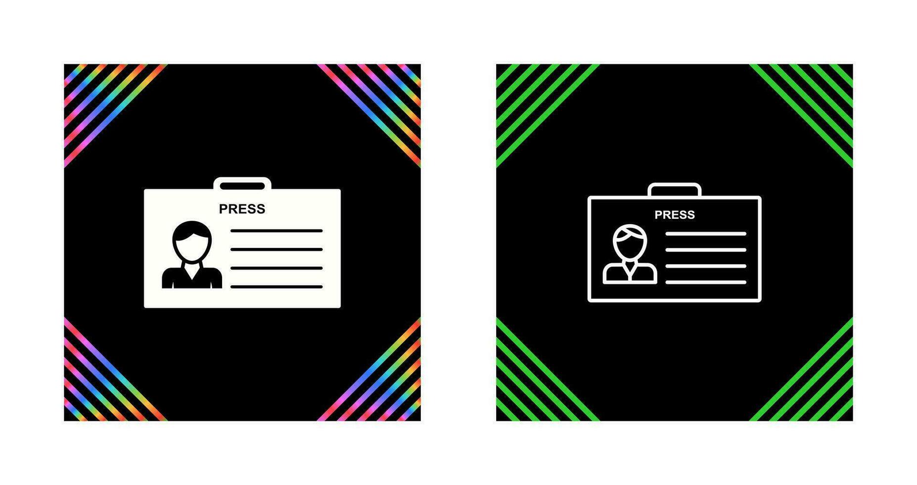 Male ID Vector Icon