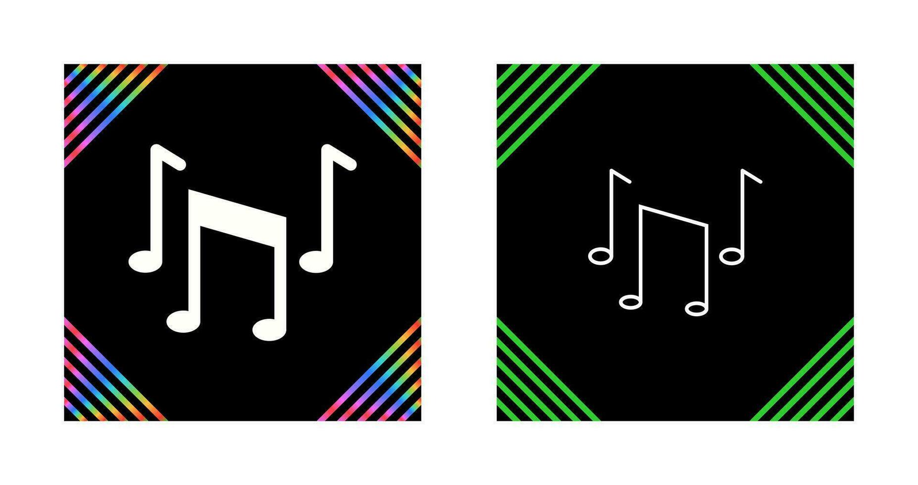Musical Notes Vector Icon