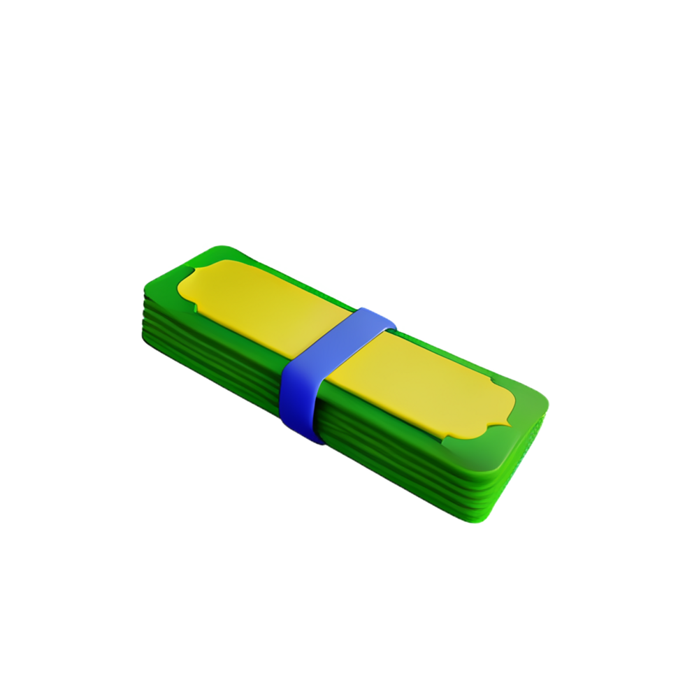 cash 3d rendering icon illustration png