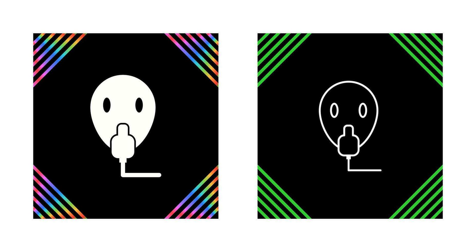 Oxygen Mask Vector Icon