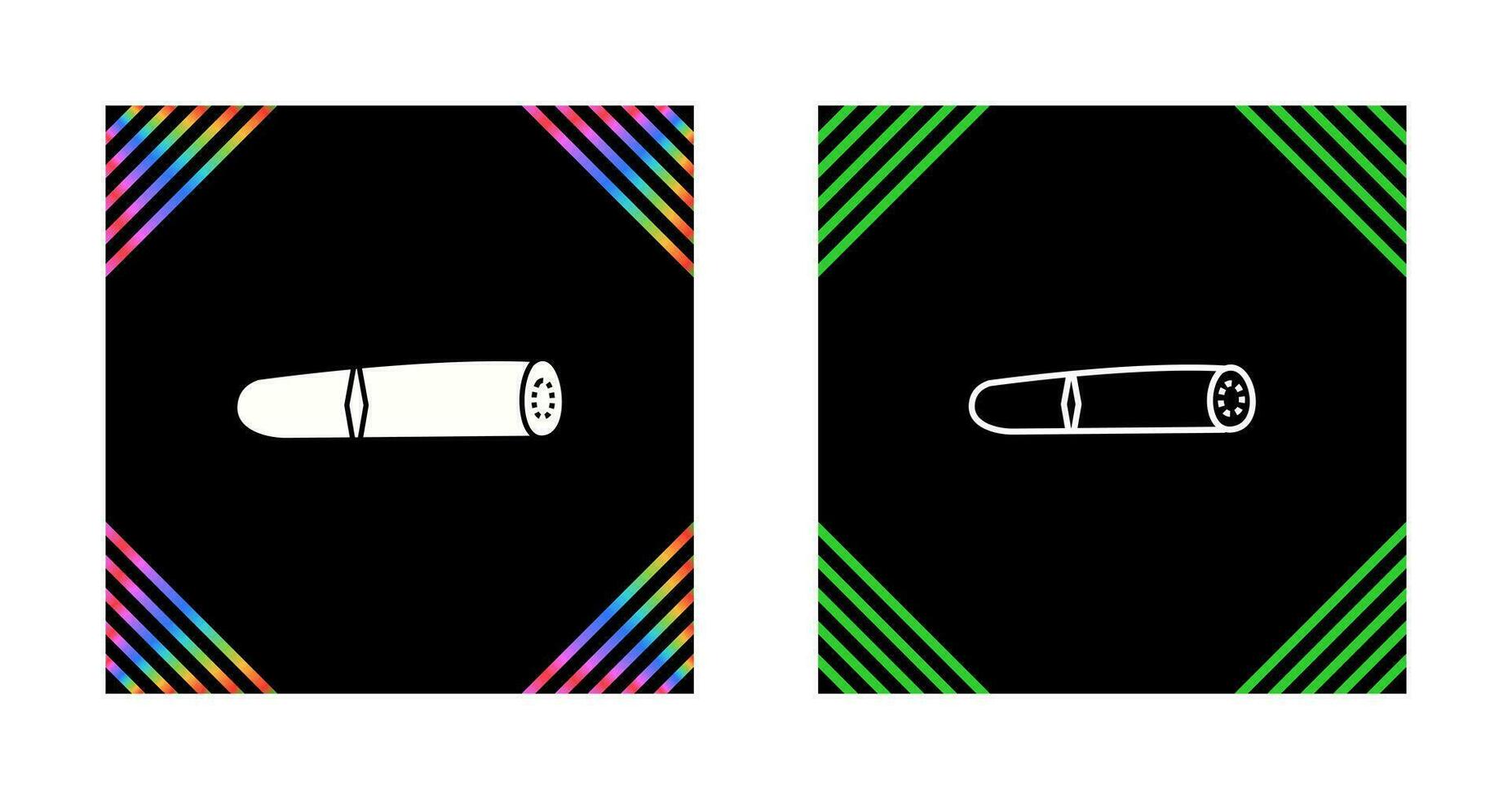 Cigar Vector Icon